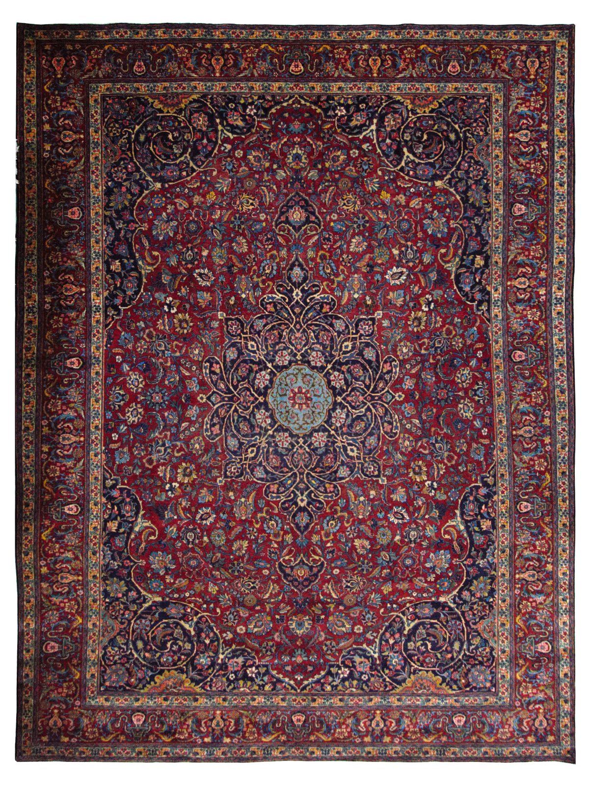 Antique Khoy Rust 11x16