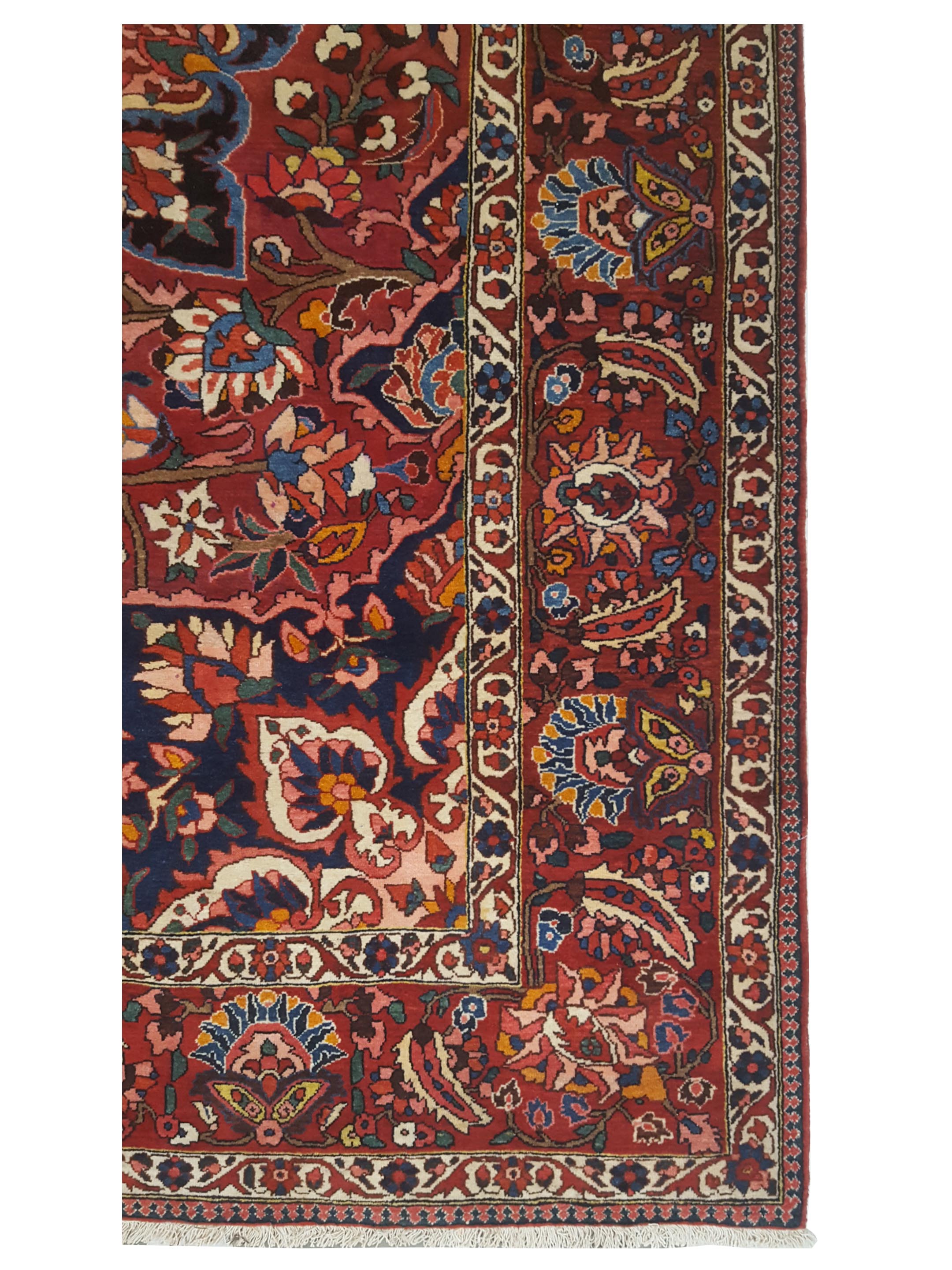 Antique Bakhtiyari Red 7x10 - Image 4 of 5