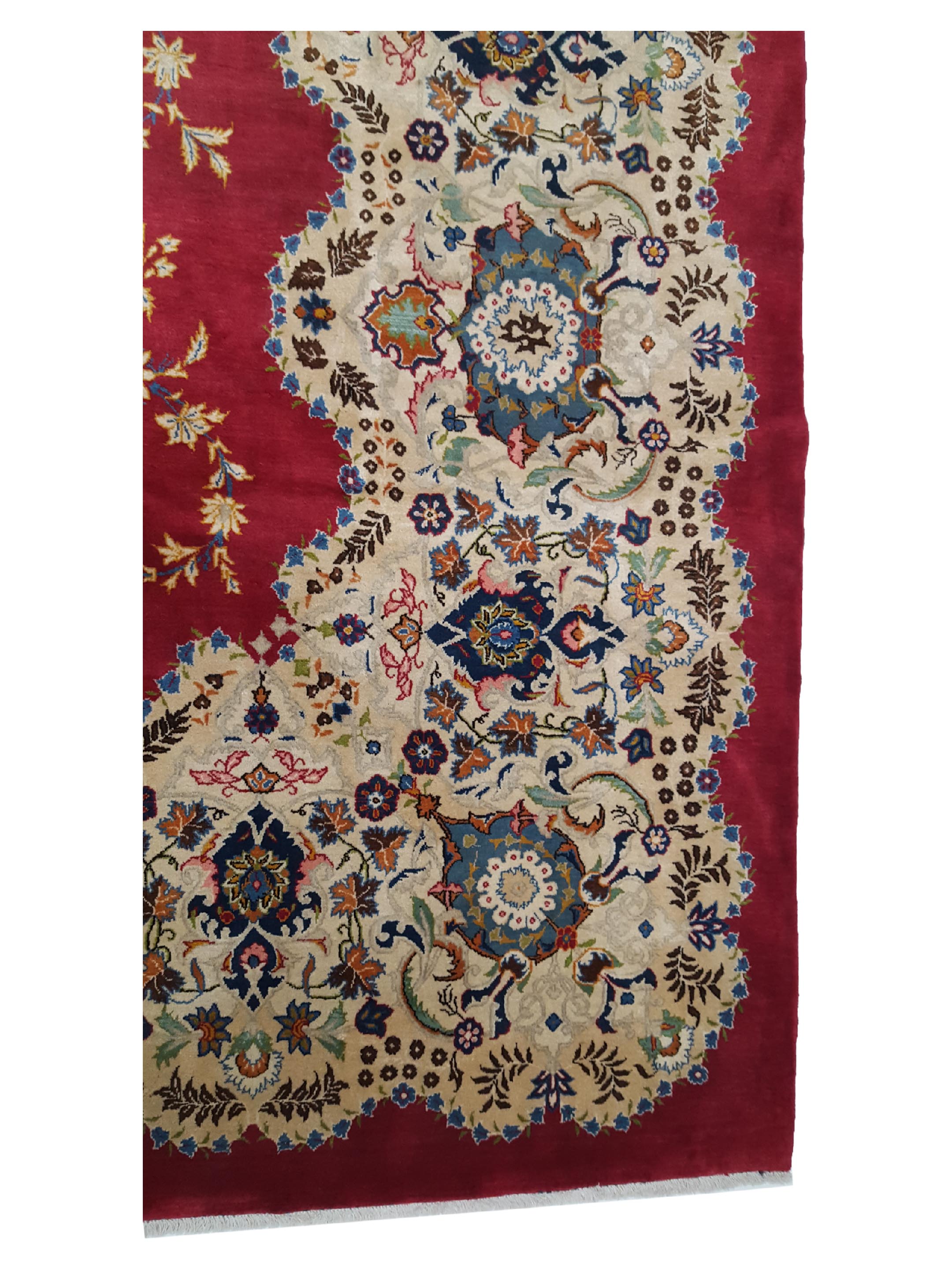 Antique Kashan Red 10x16 - Image 4 of 6