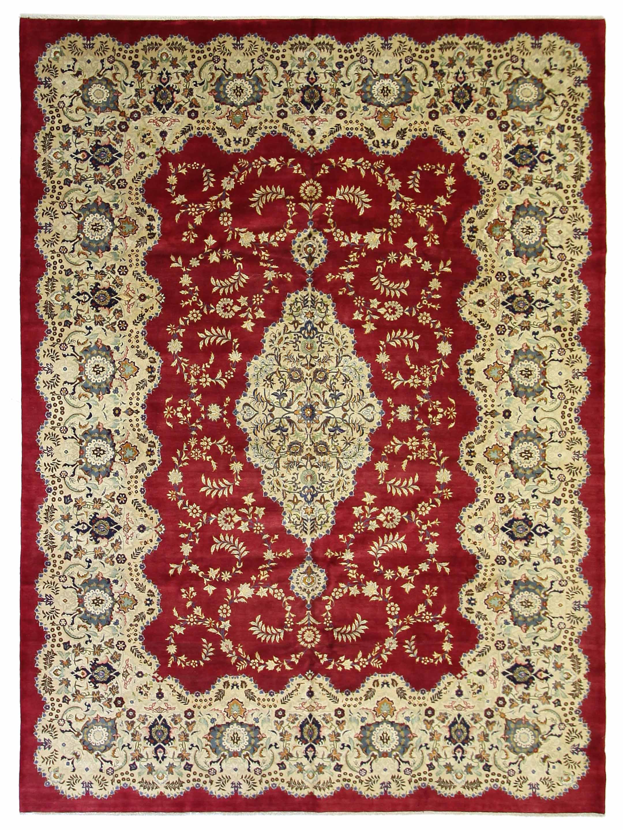 Antique Kashan Red 10x16