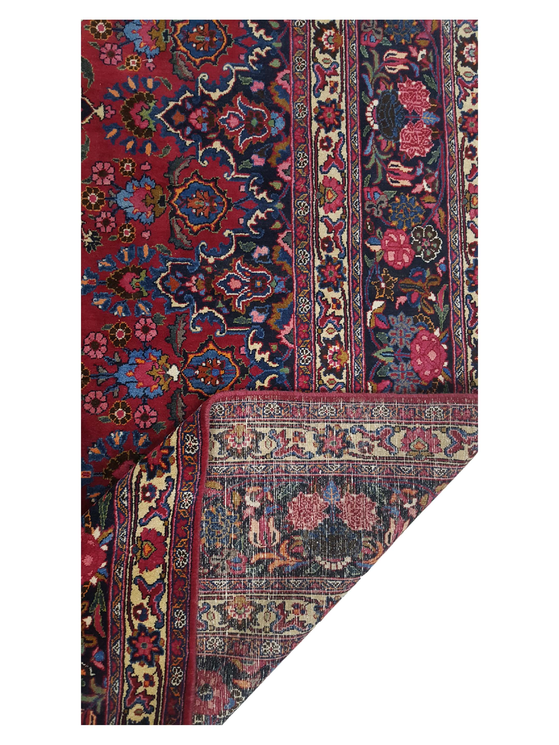 Mashad Semi Antique Red 10x15 - Image 3 of 6