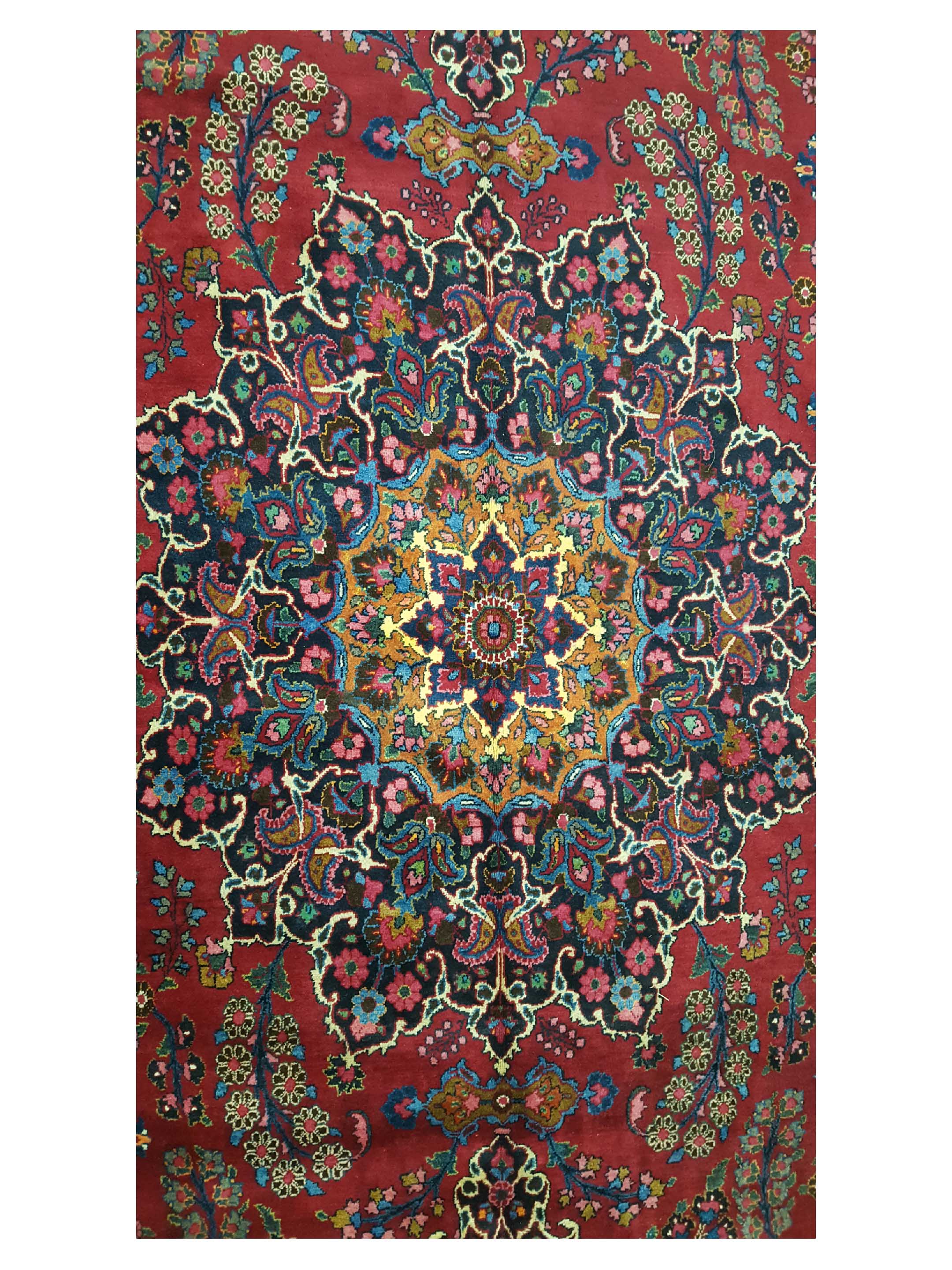 Mashad Semi Antique Red 10x15 - Image 5 of 6