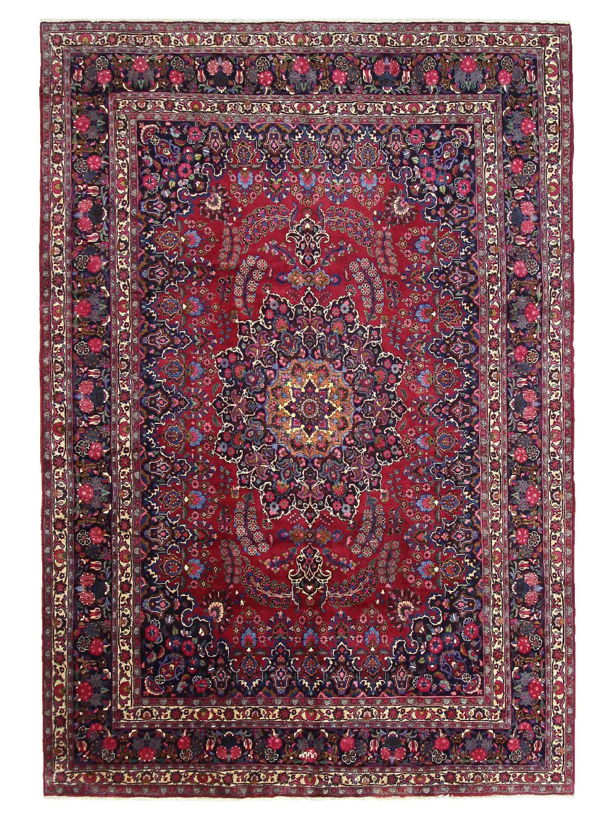 Mashad Semi Antique Red 10x15