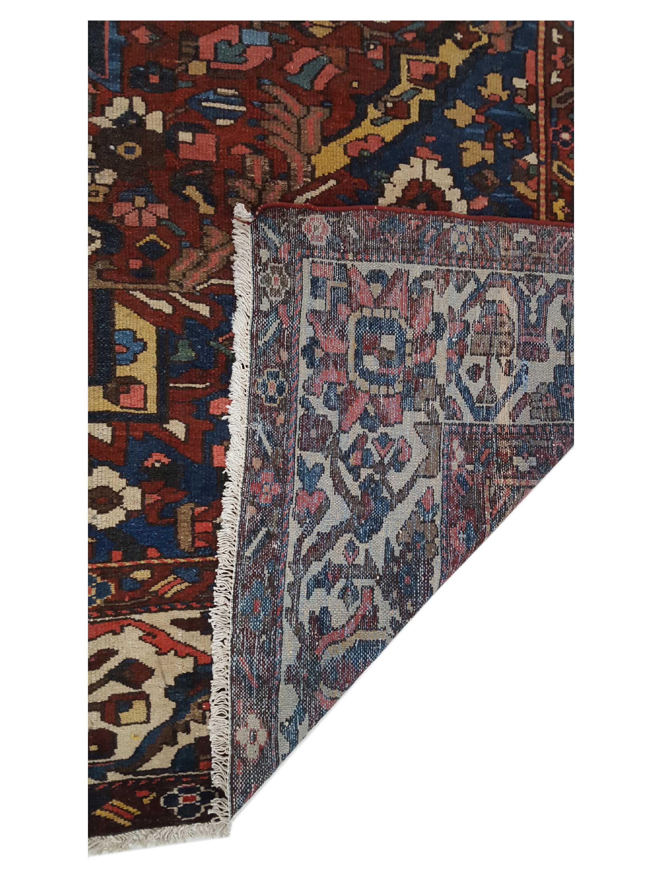 Bakhtiyari Hand Knotted Burgundy 10x14 - Image 3 of 6