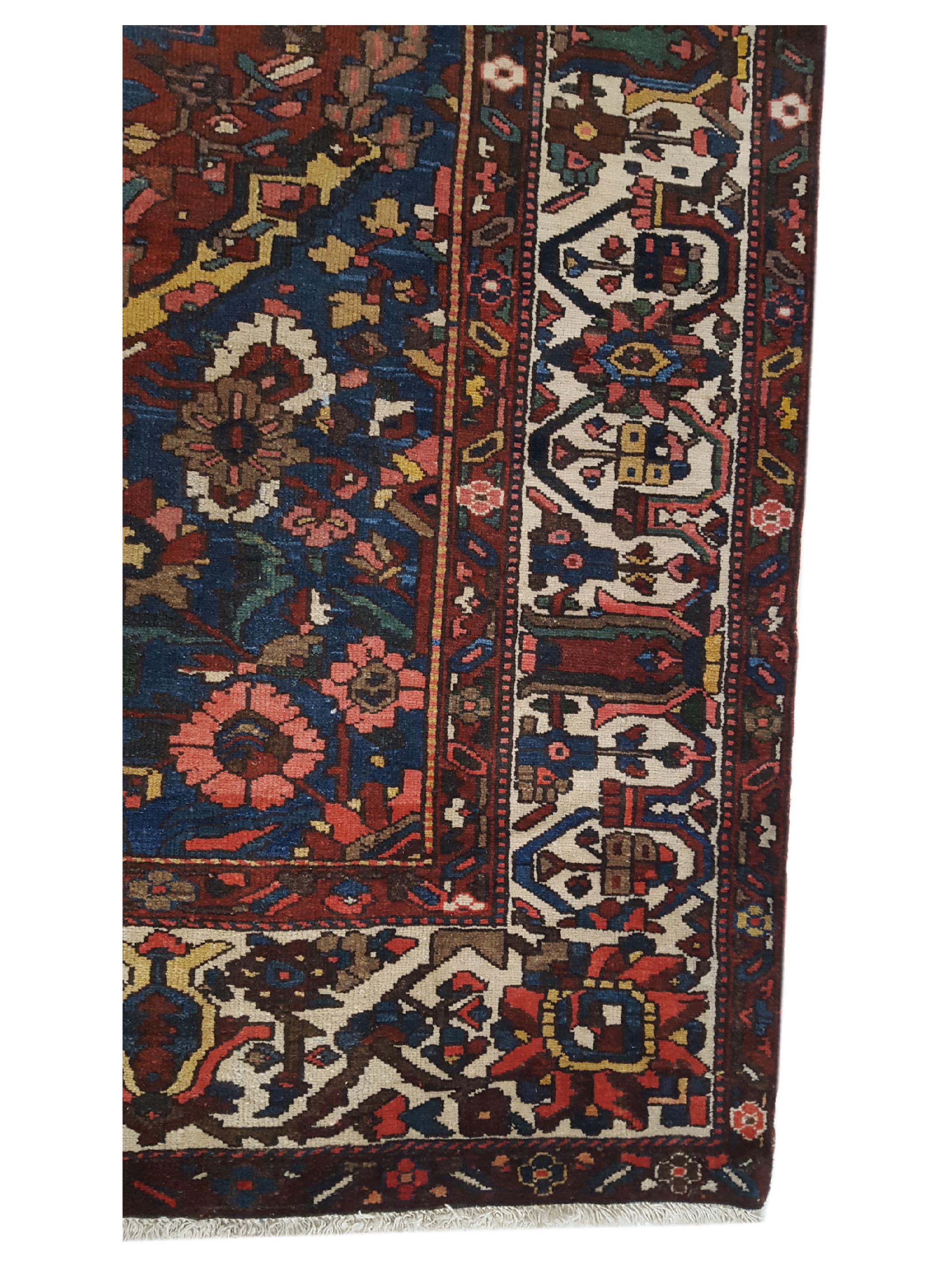 Bakhtiyari Hand Knotted Burgundy 10x14 - Image 4 of 6