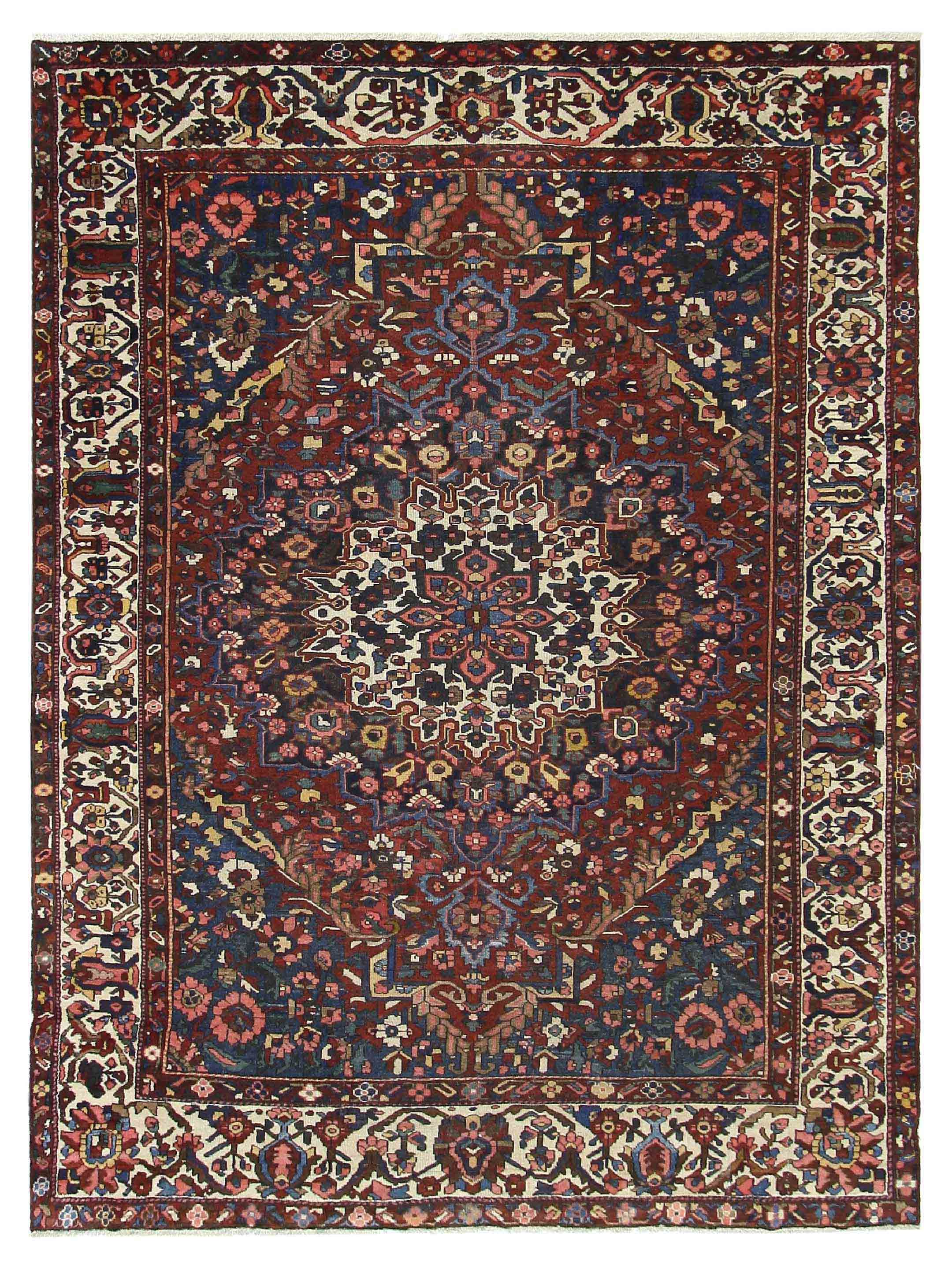 Bakhtiyari Hand Knotted Burgundy 10x14