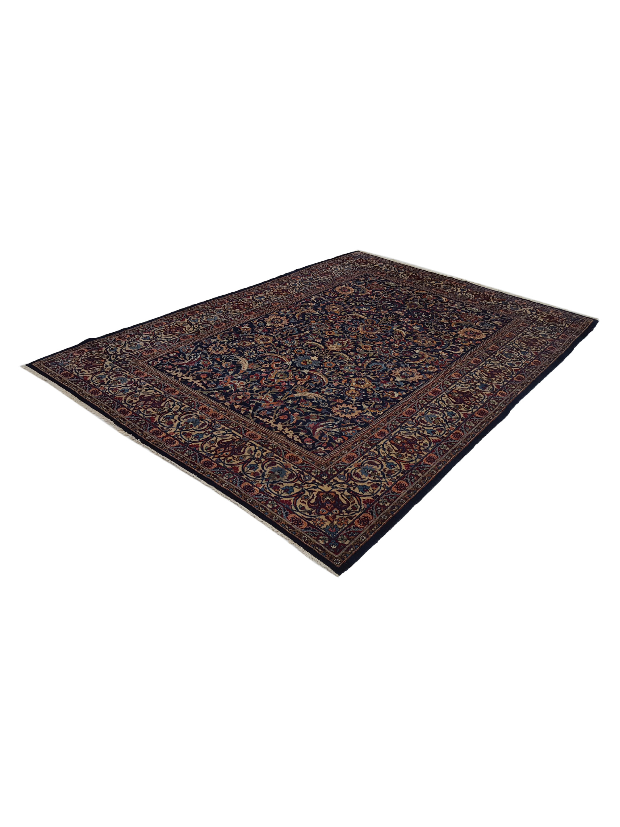 Antique Semnan Navy 7x10 - Image 6 of 6