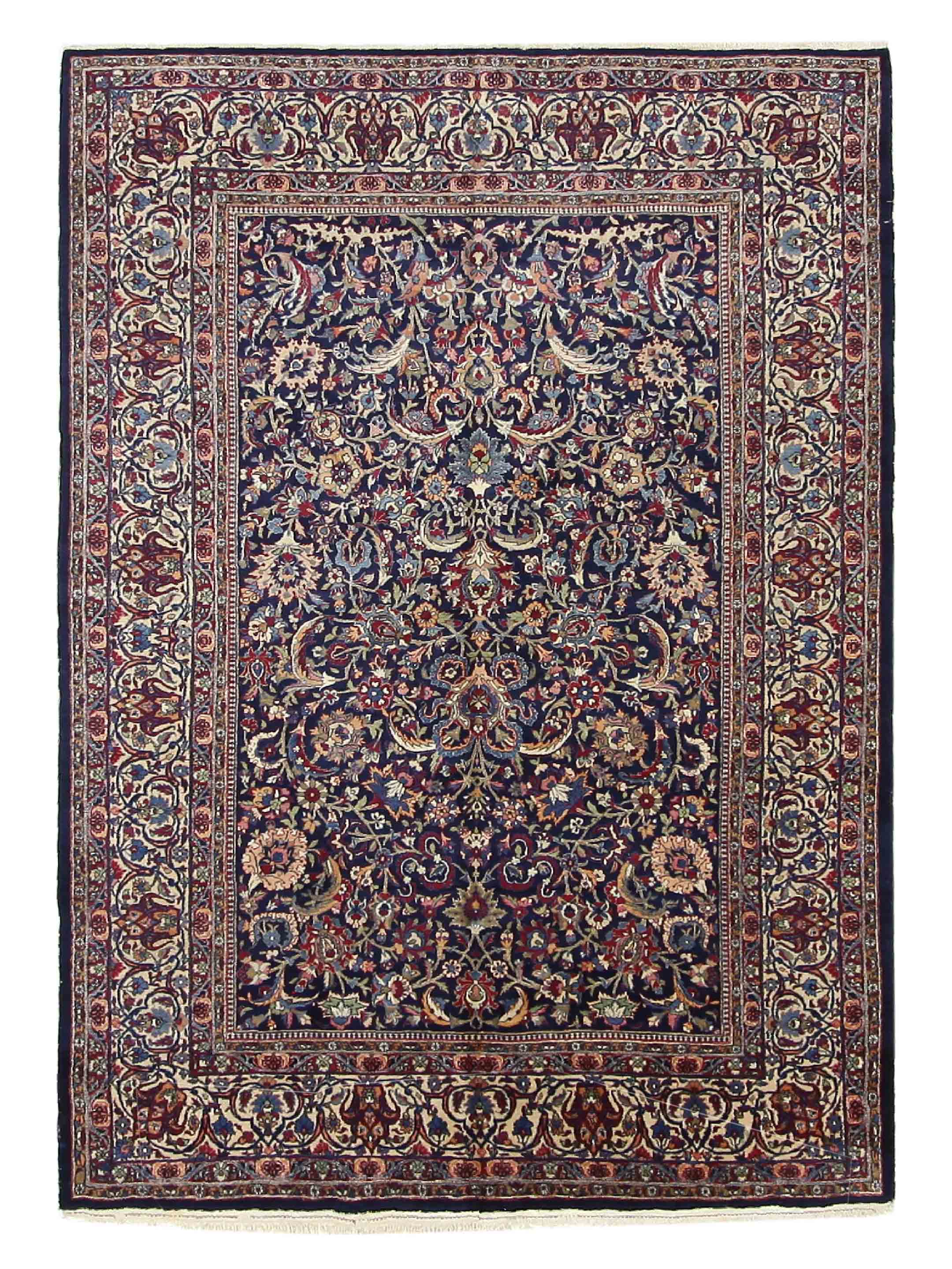 Antique Semnan Navy 7x10