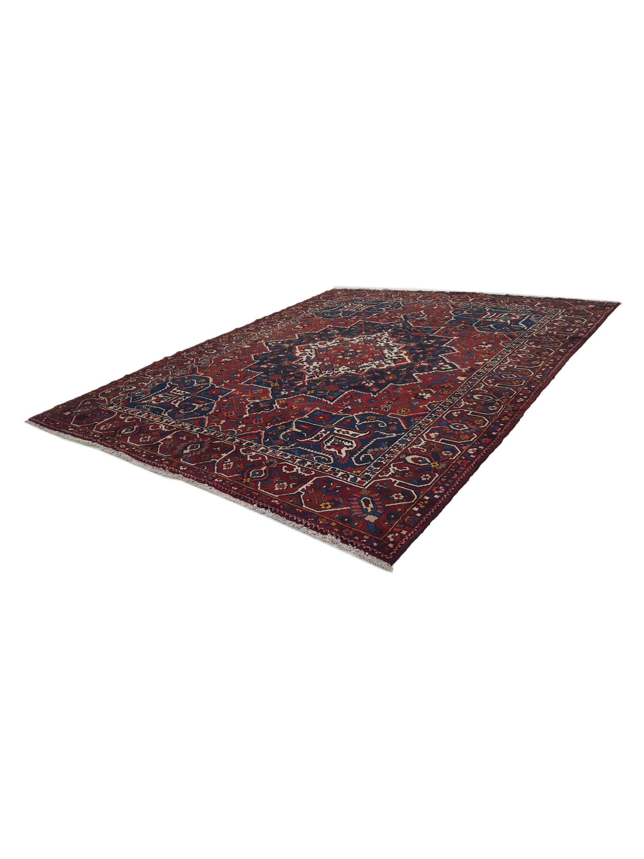 Bakhtiyari Hand Knotted Red 11x13 - Image 6 of 6