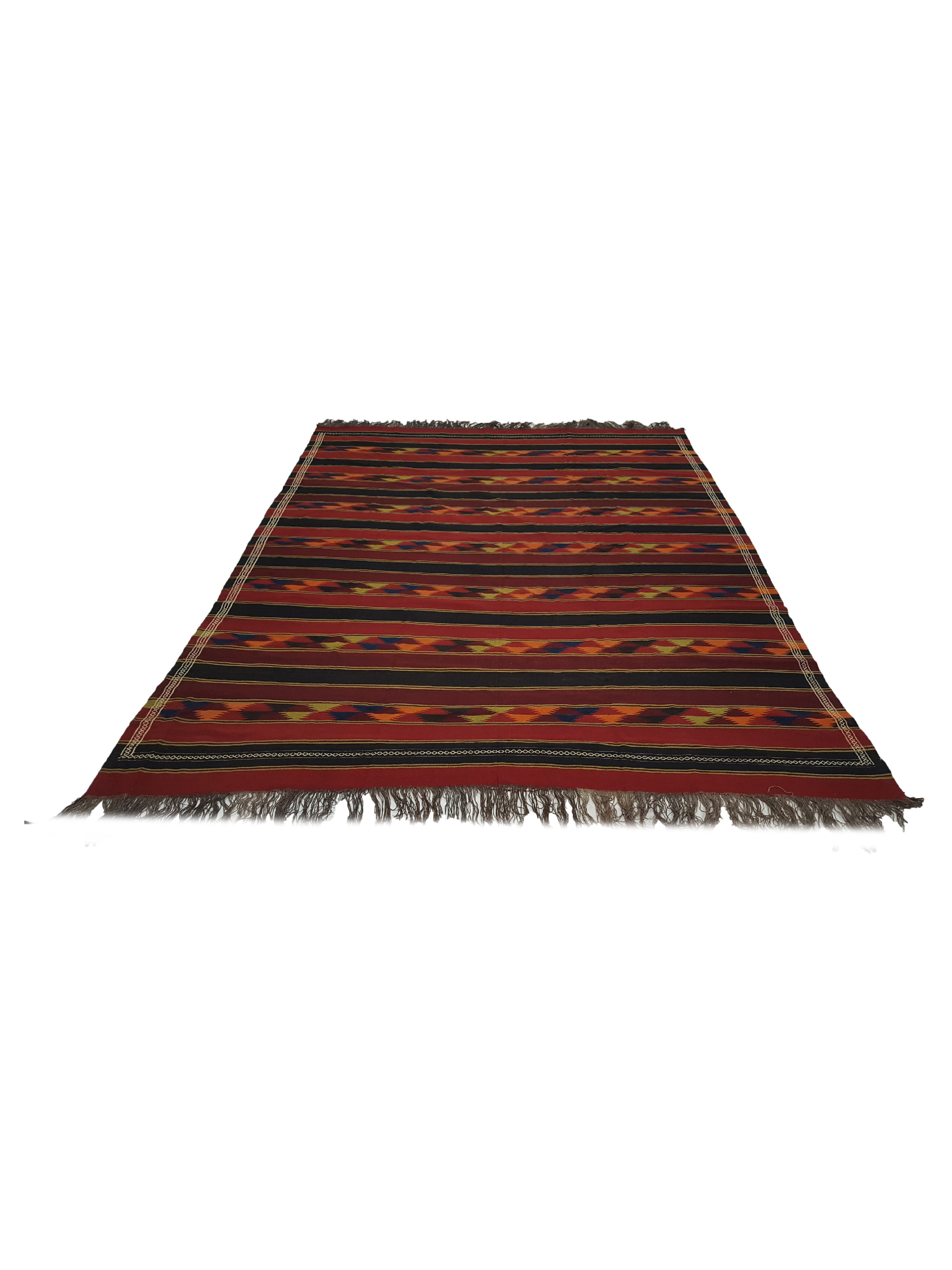 Antique Turk Kilim Rust 10x15 - Image 2 of 6