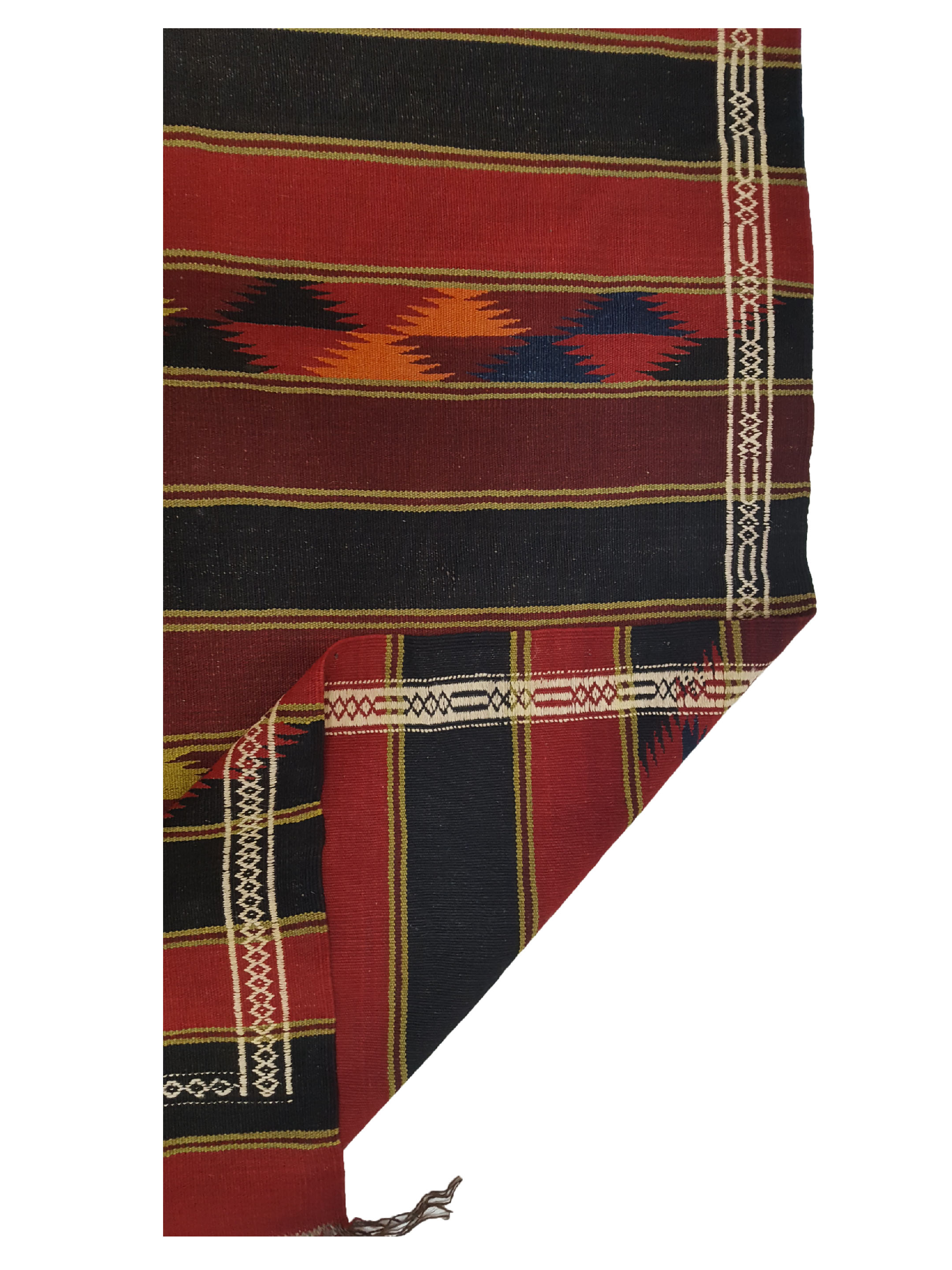Antique Turk Kilim Rust 10x15 - Image 3 of 6