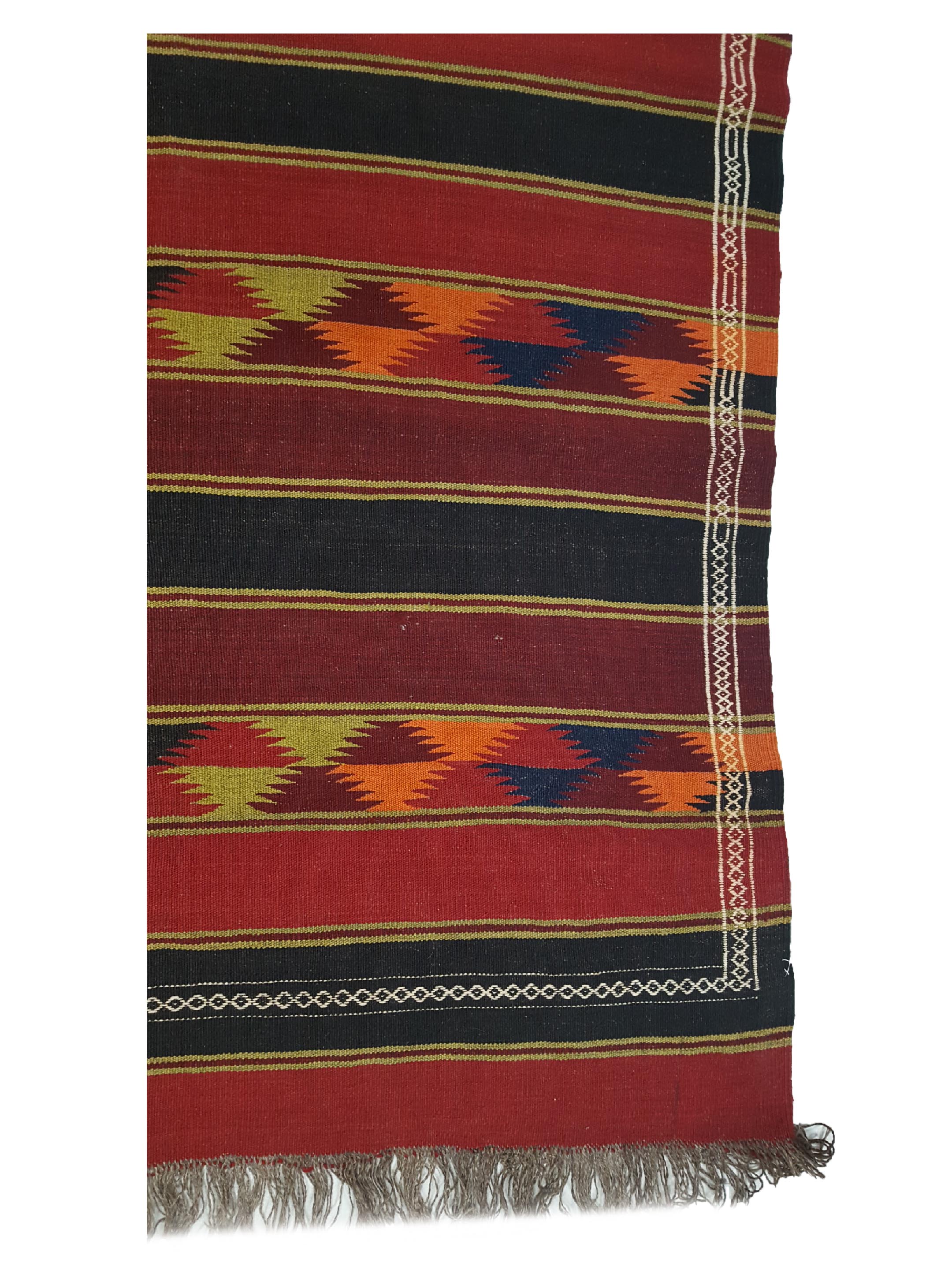 Antique Turk Kilim Rust 10x15 - Image 4 of 6