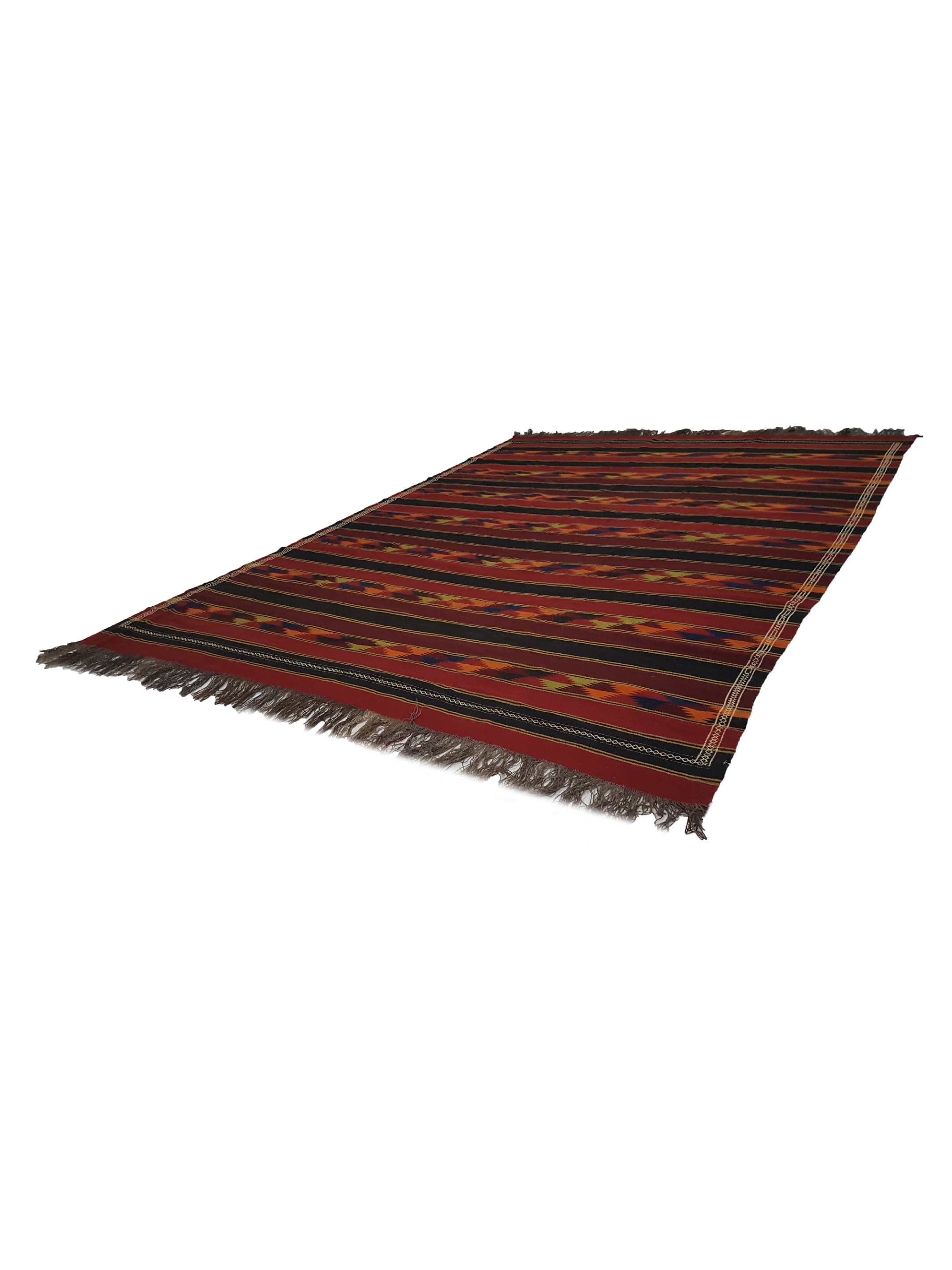 Antique Turk Kilim Rust 10x15 - Image 6 of 6