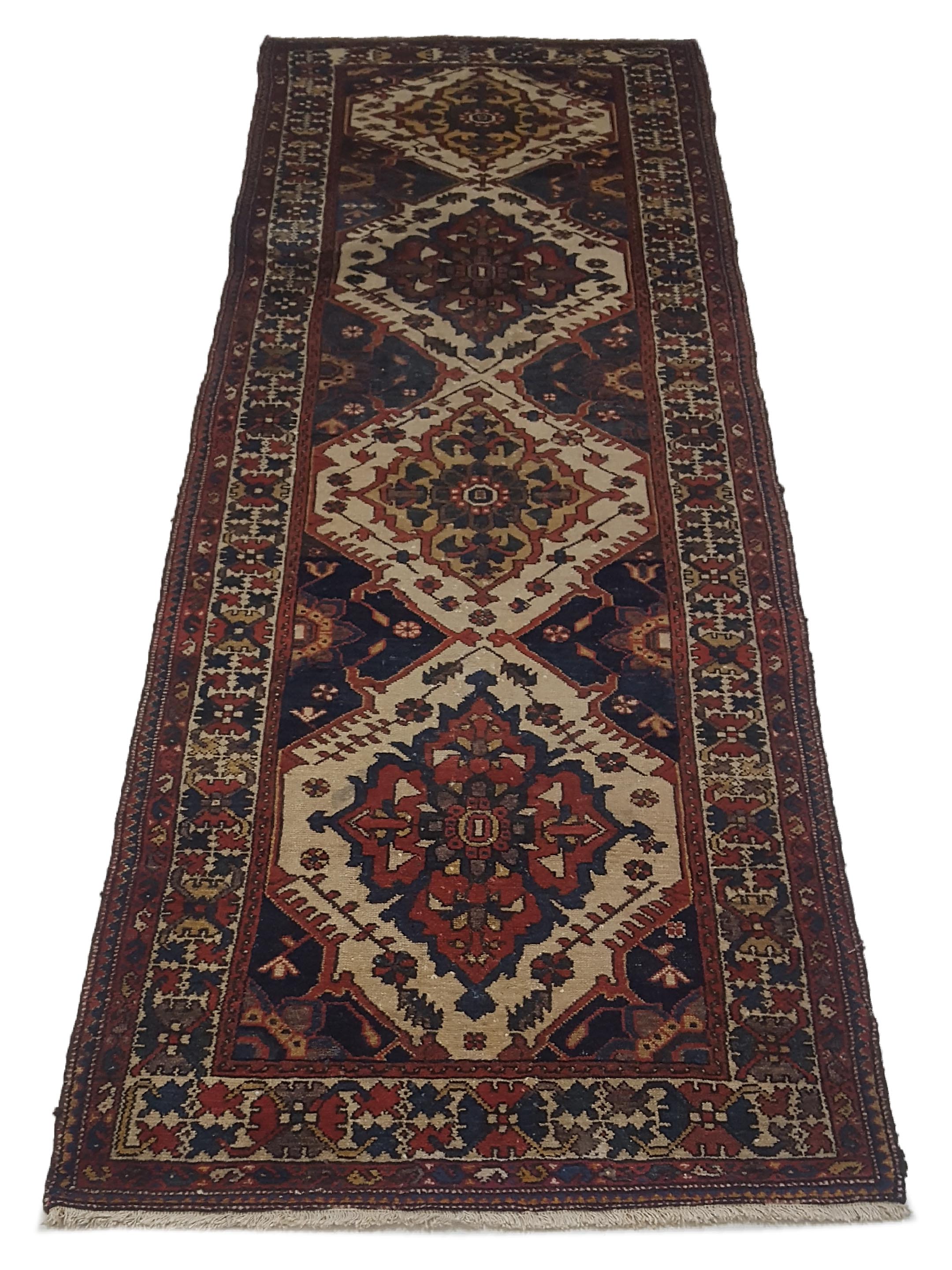 Bakhtiyari Hand Knotted Red 3x12 - Image 2 of 6