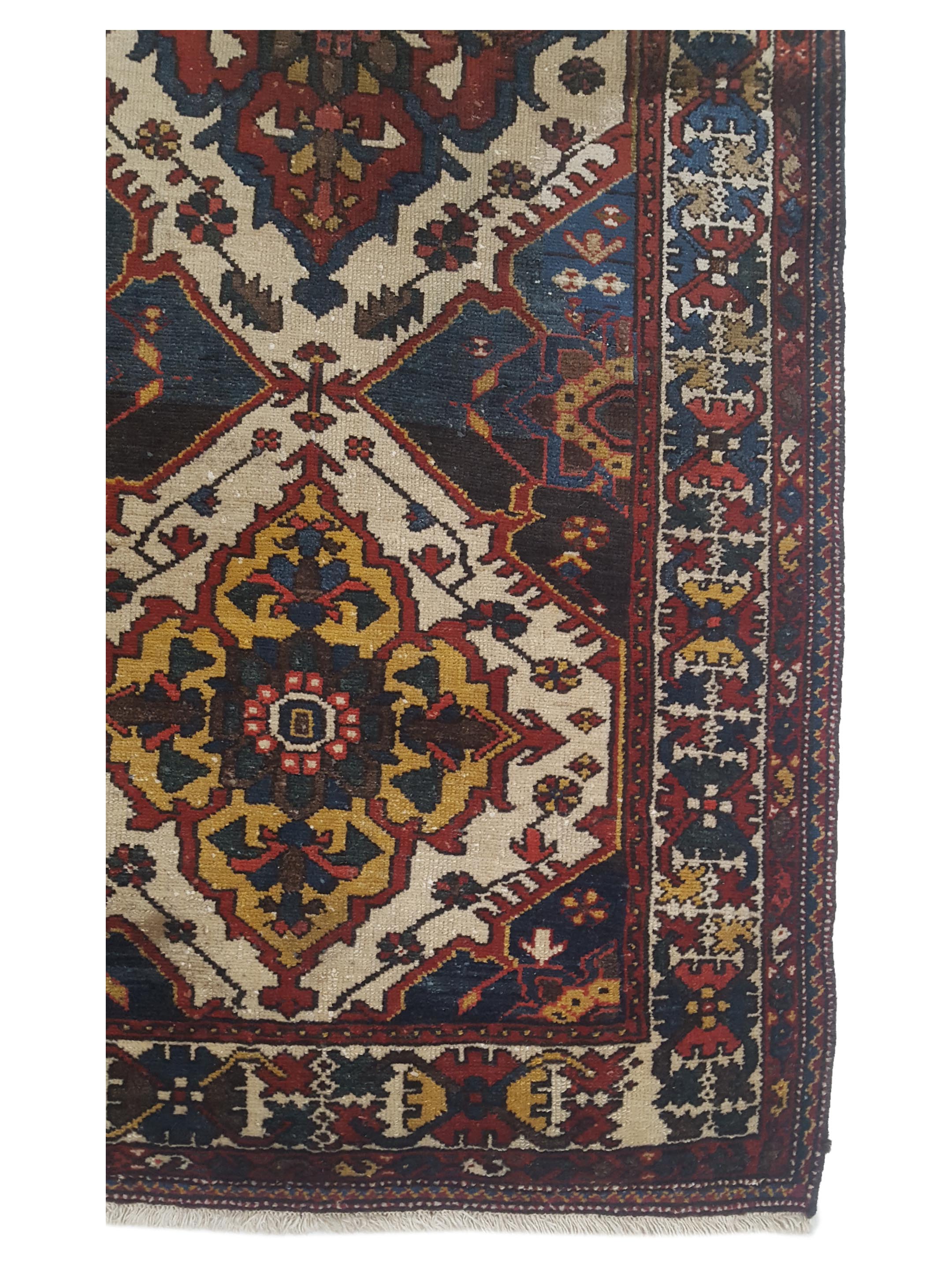 Bakhtiyari Hand Knotted Red 3x12 - Image 4 of 6