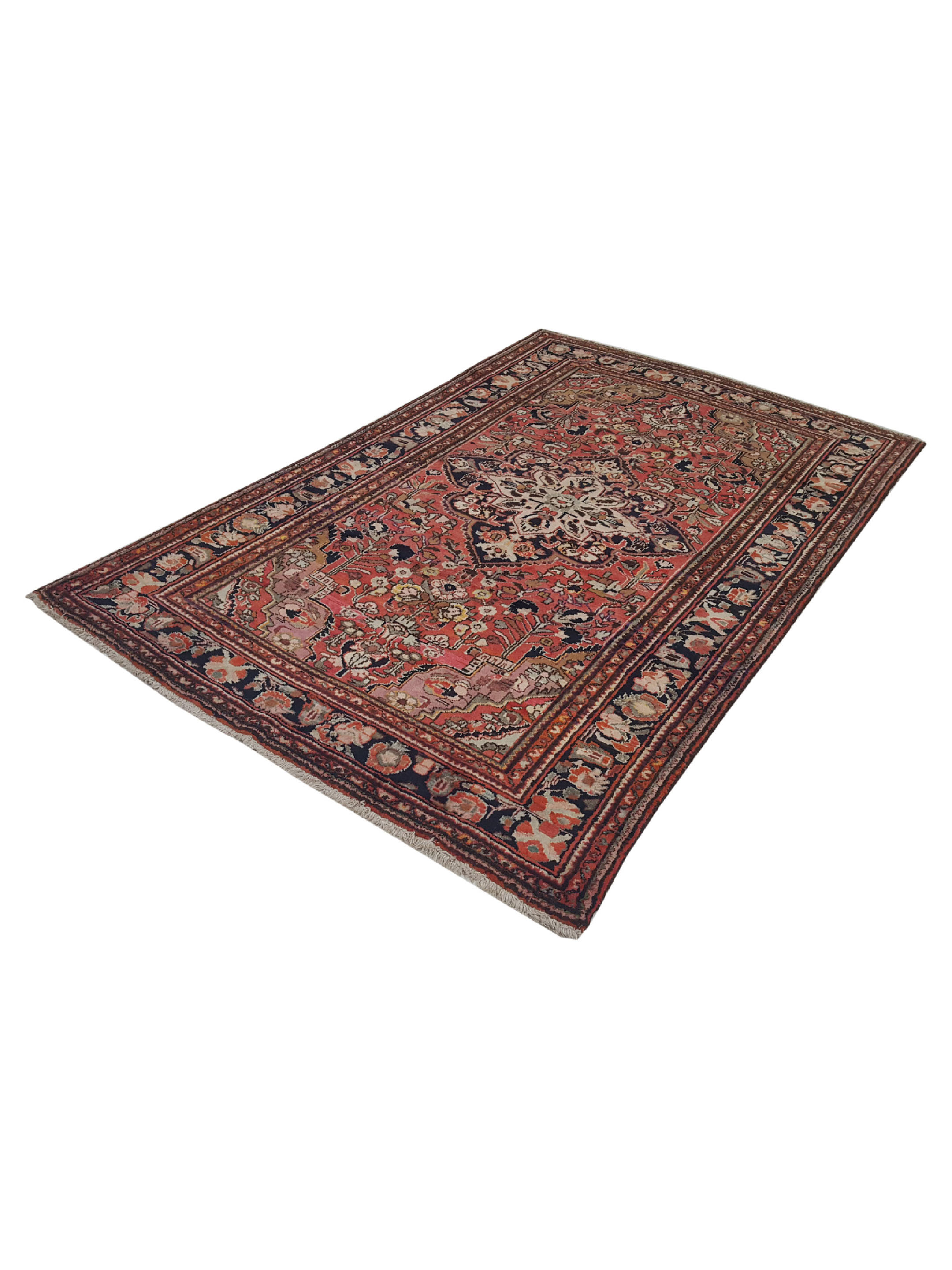 Lilian Hand Knotted Red 5x8 - Image 6 of 6