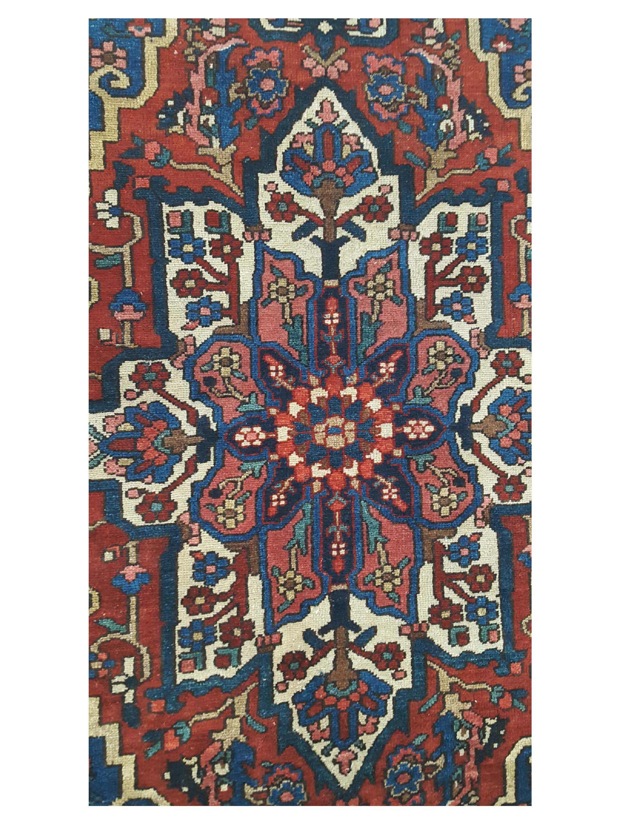 Bakhtiyari Hand Knotted Red 5x7 - Image 5 of 6
