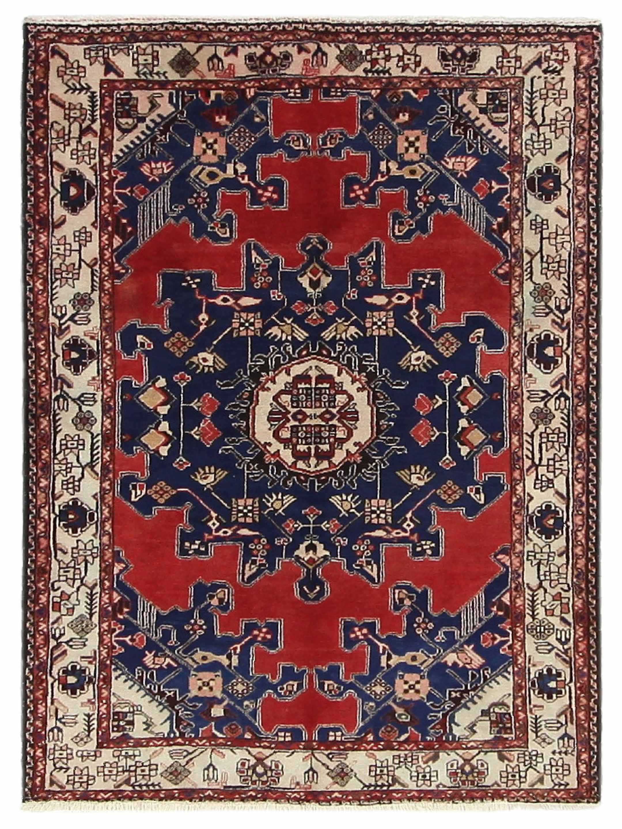 Tafresh Hand Knotted Red 5x7