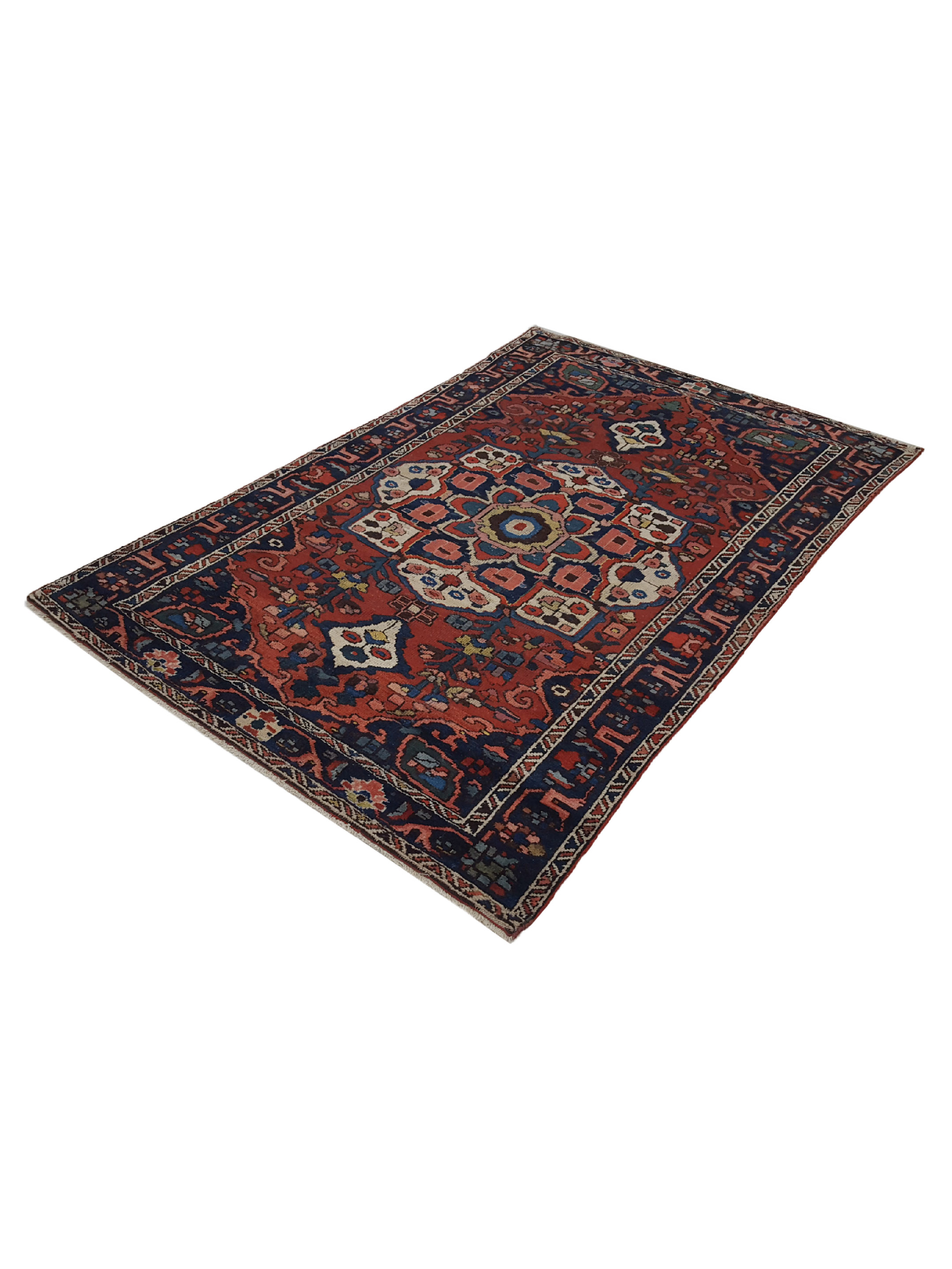 Bakhtiyari Hand Knotted Red 4x6 - Image 6 of 6