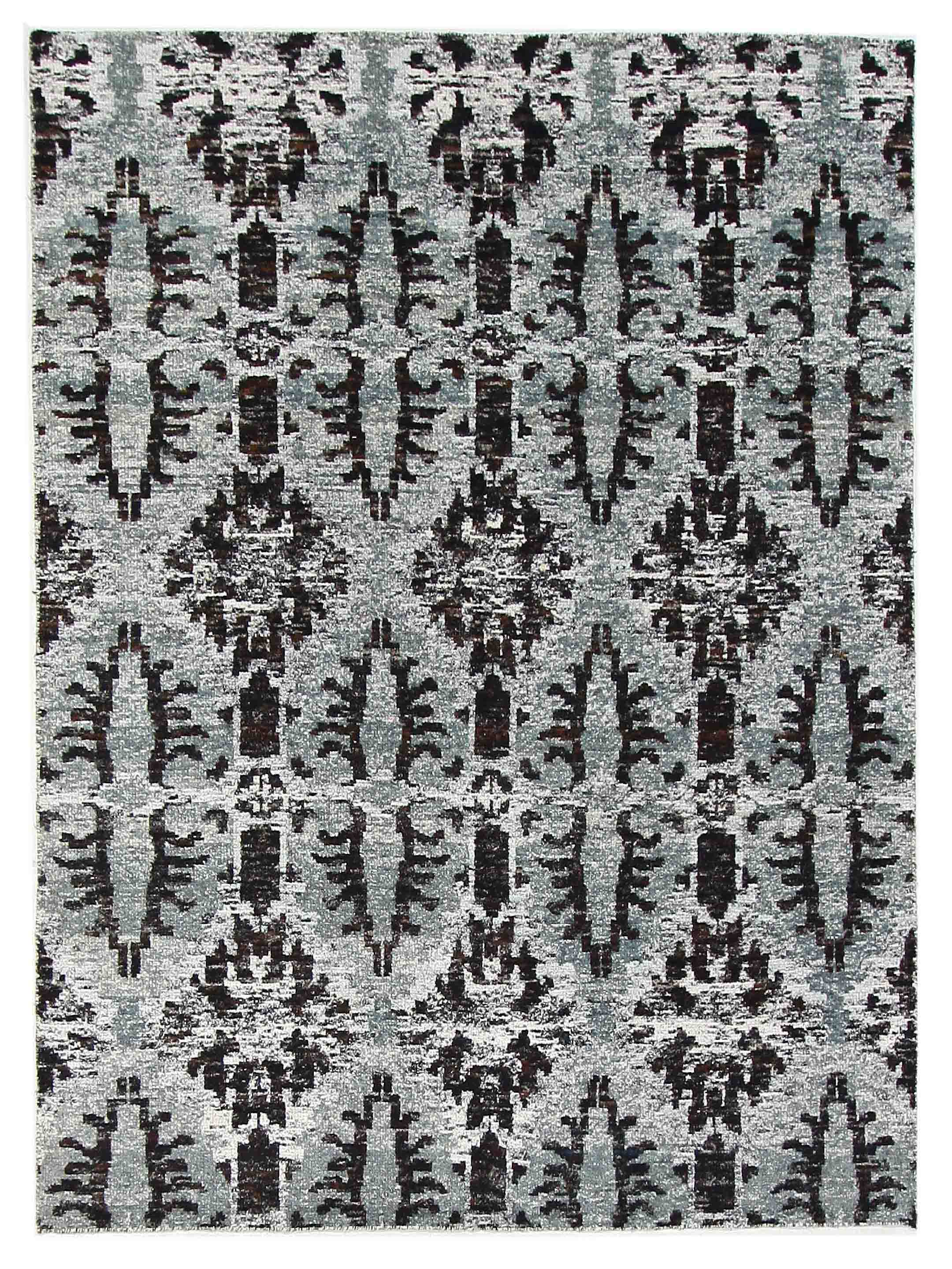 Sari Silk Hand Knotted Grey 8x10