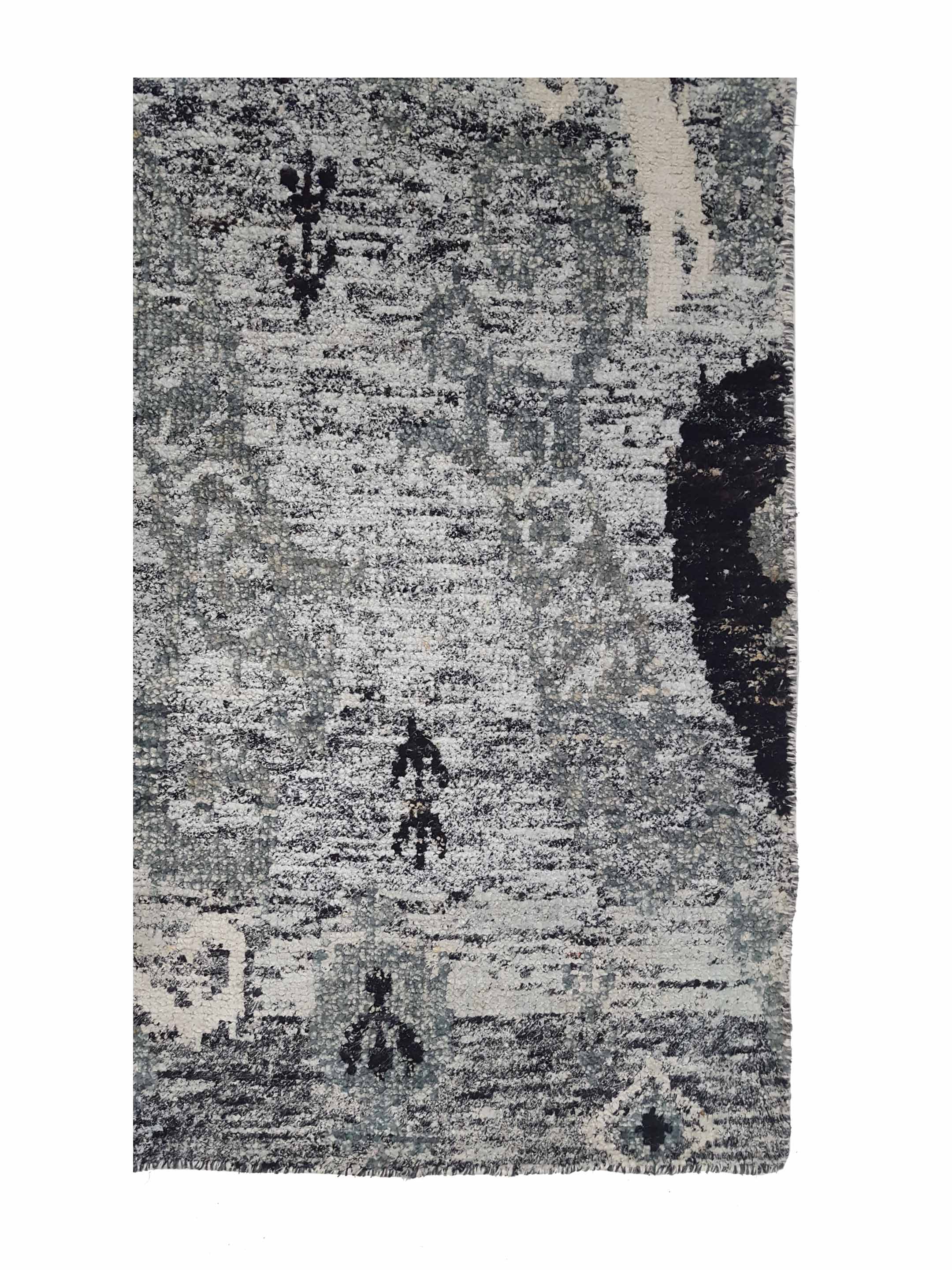 Sari Silk Hand Knotted Grey 6x9 - Image 4 of 6