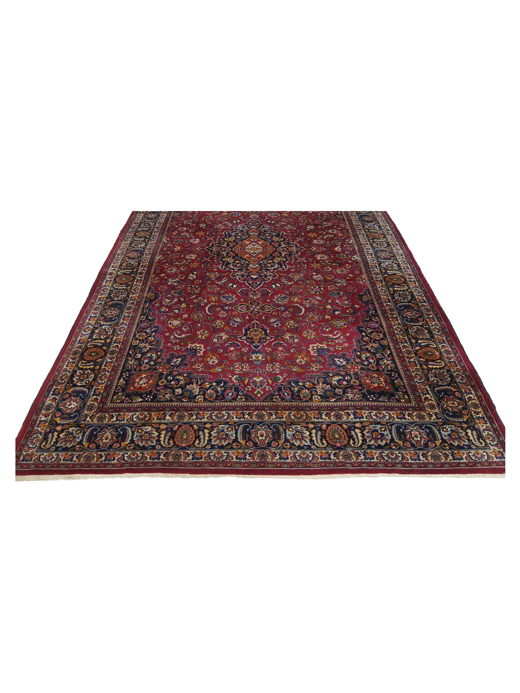 Mashad Semi Antique Burgundy 10x17 - Image 2 of 8