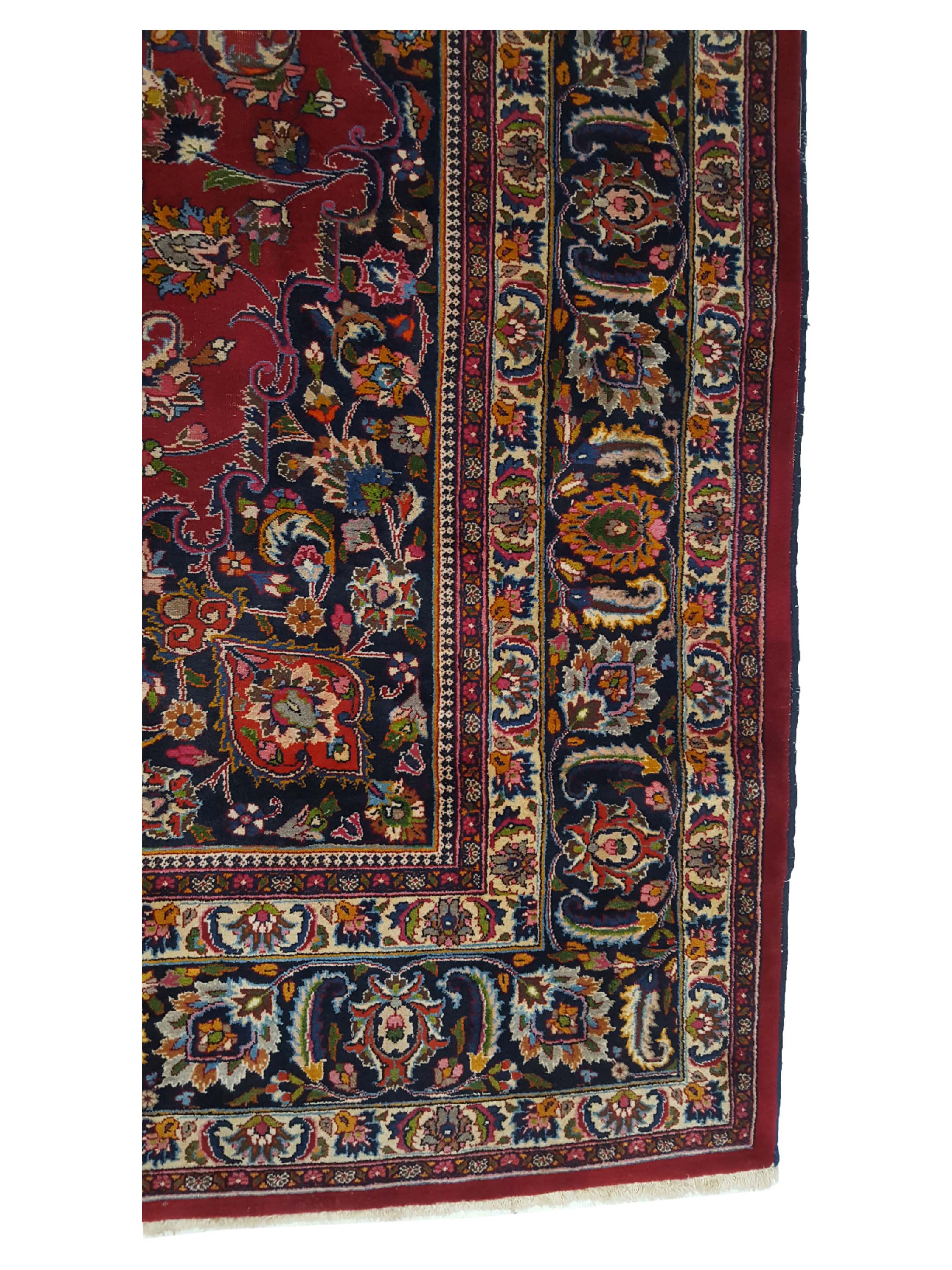Mashad Semi Antique Burgundy 10x17 - Image 5 of 8