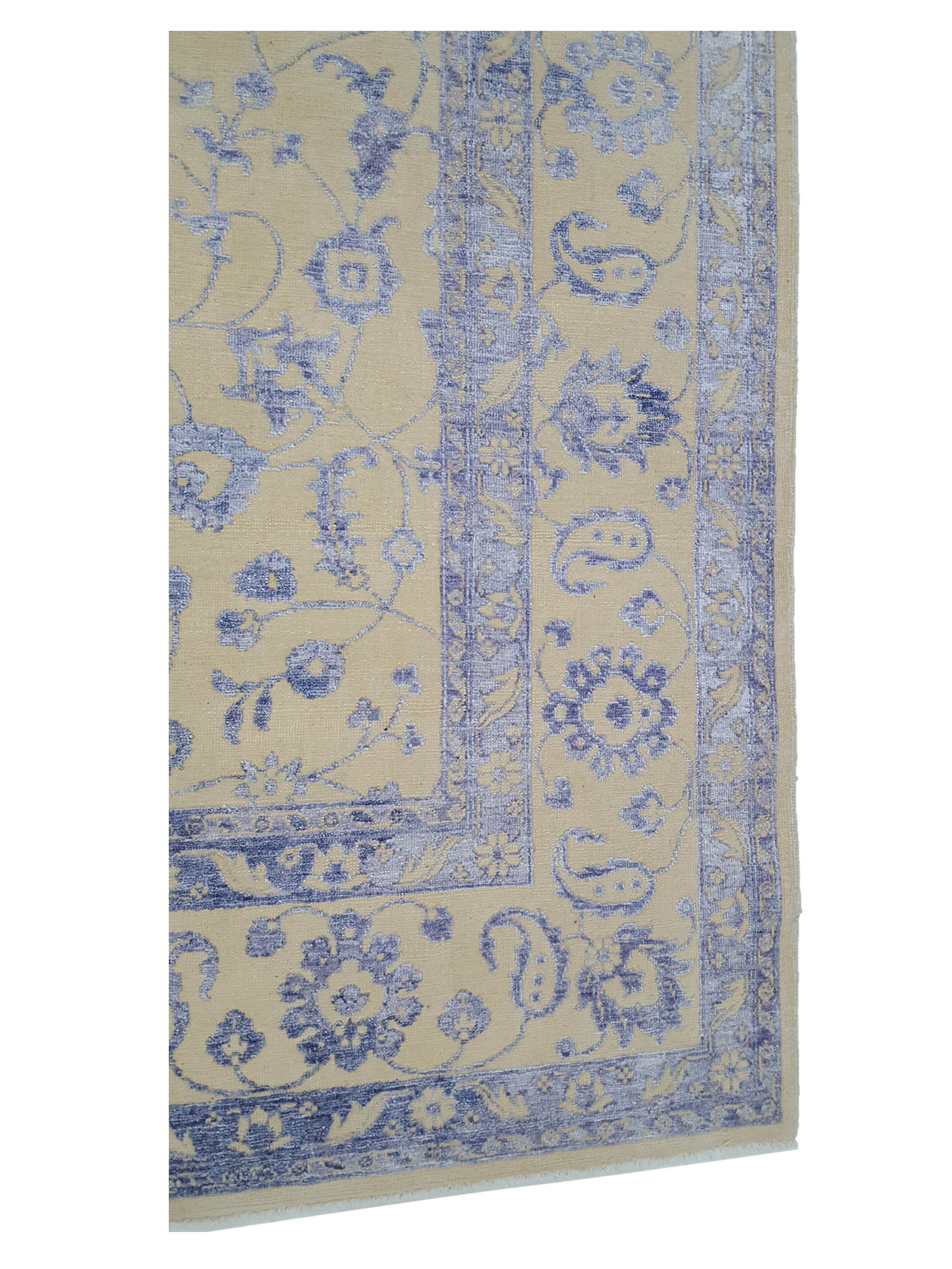 Venus Hand Knotted White 8x10 - Image 4 of 6