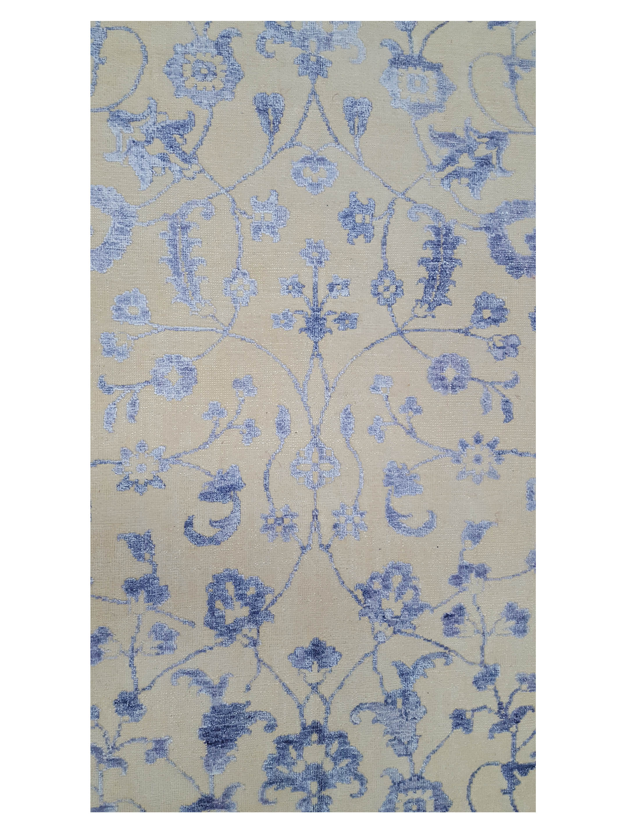 Venus Hand Knotted White 8x10 - Image 5 of 6