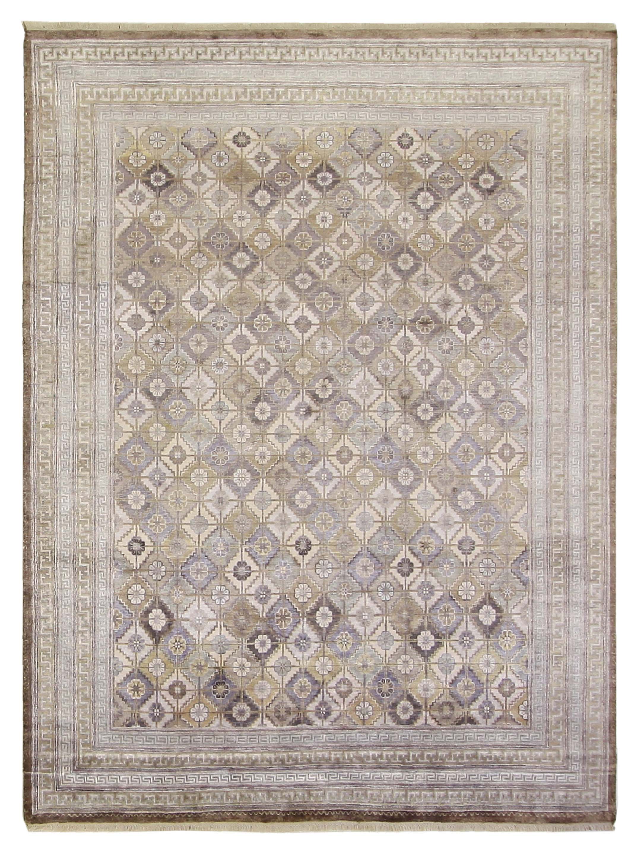 Venus Hand Knotted Brown 8x10