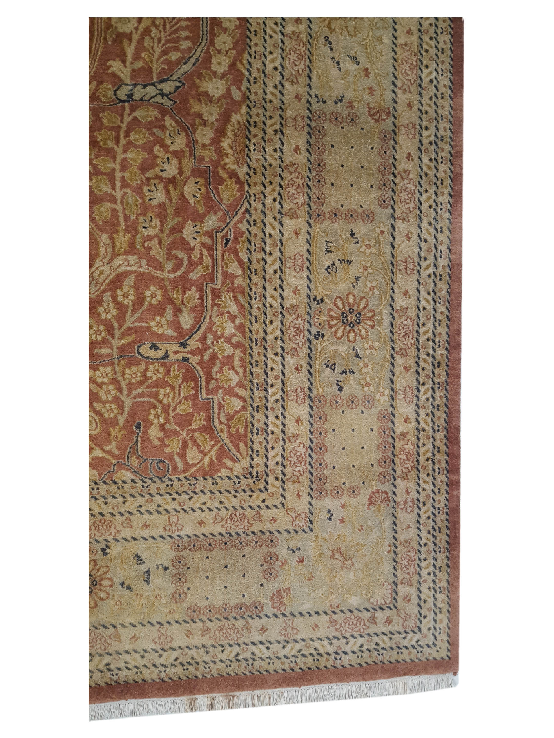 Maharaja Hand Knotted Rust 9x12 - Image 4 of 6