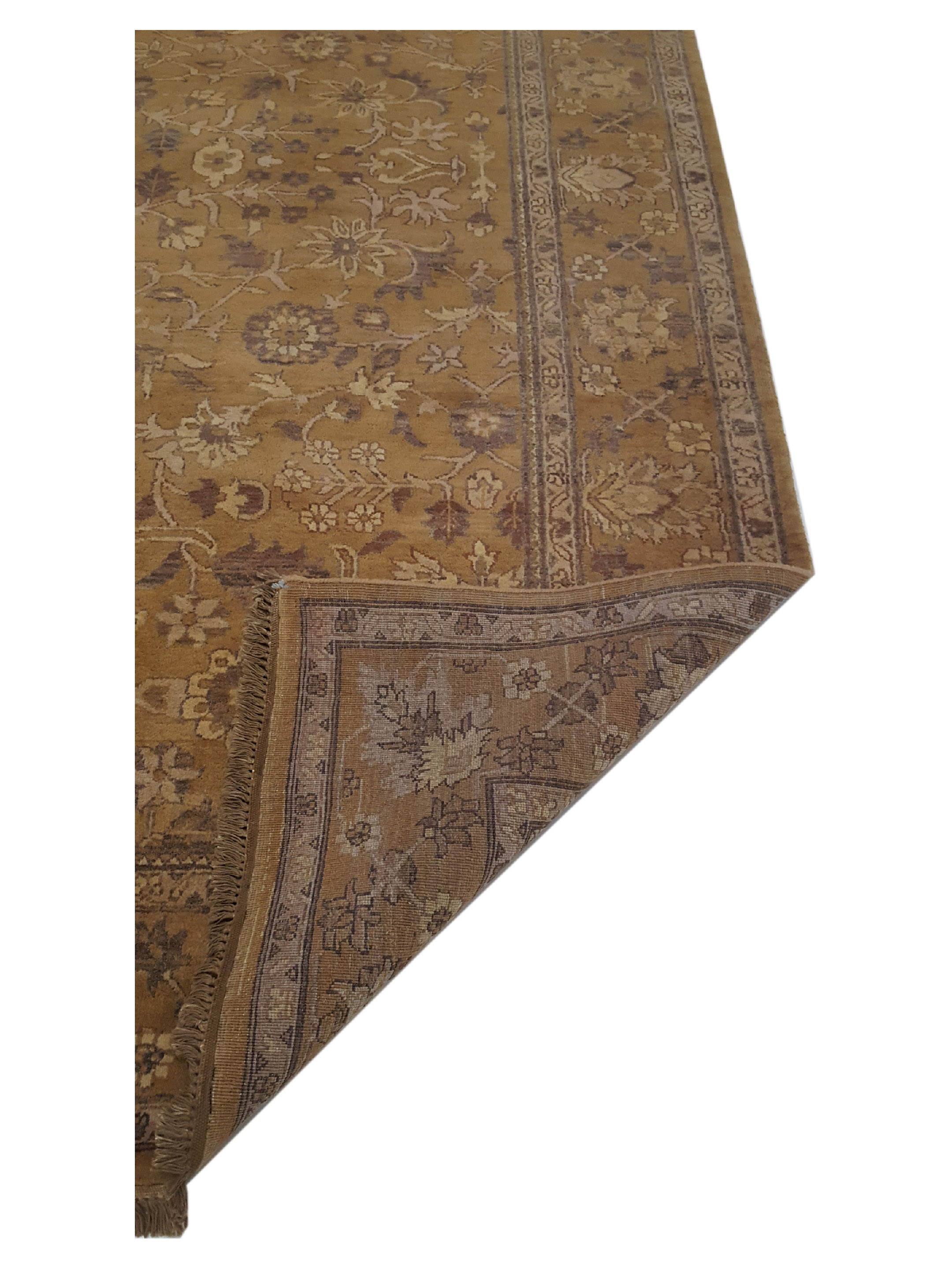 Maharaja Hand Knotted Gold 9x11 - Image 3 of 6