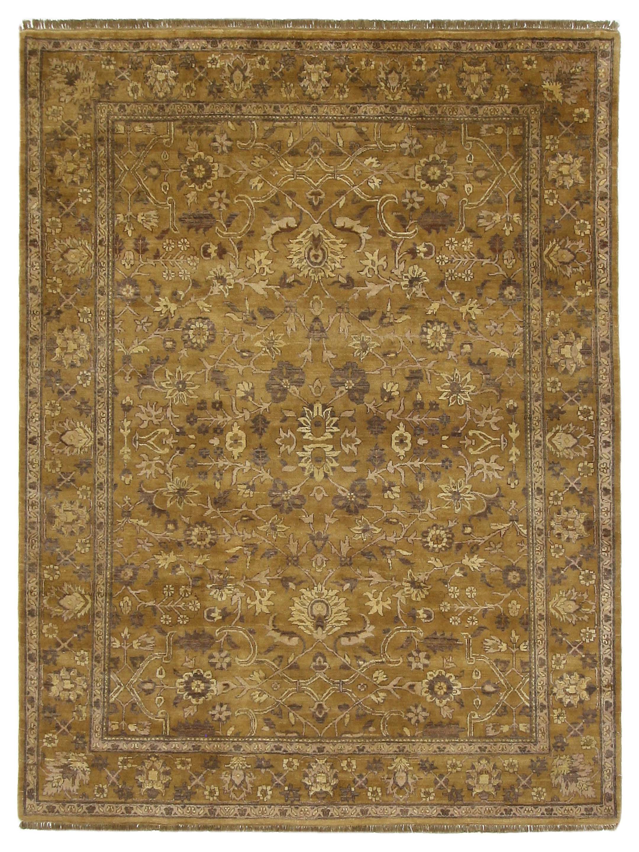 Maharaja Hand Knotted Gold 9x11