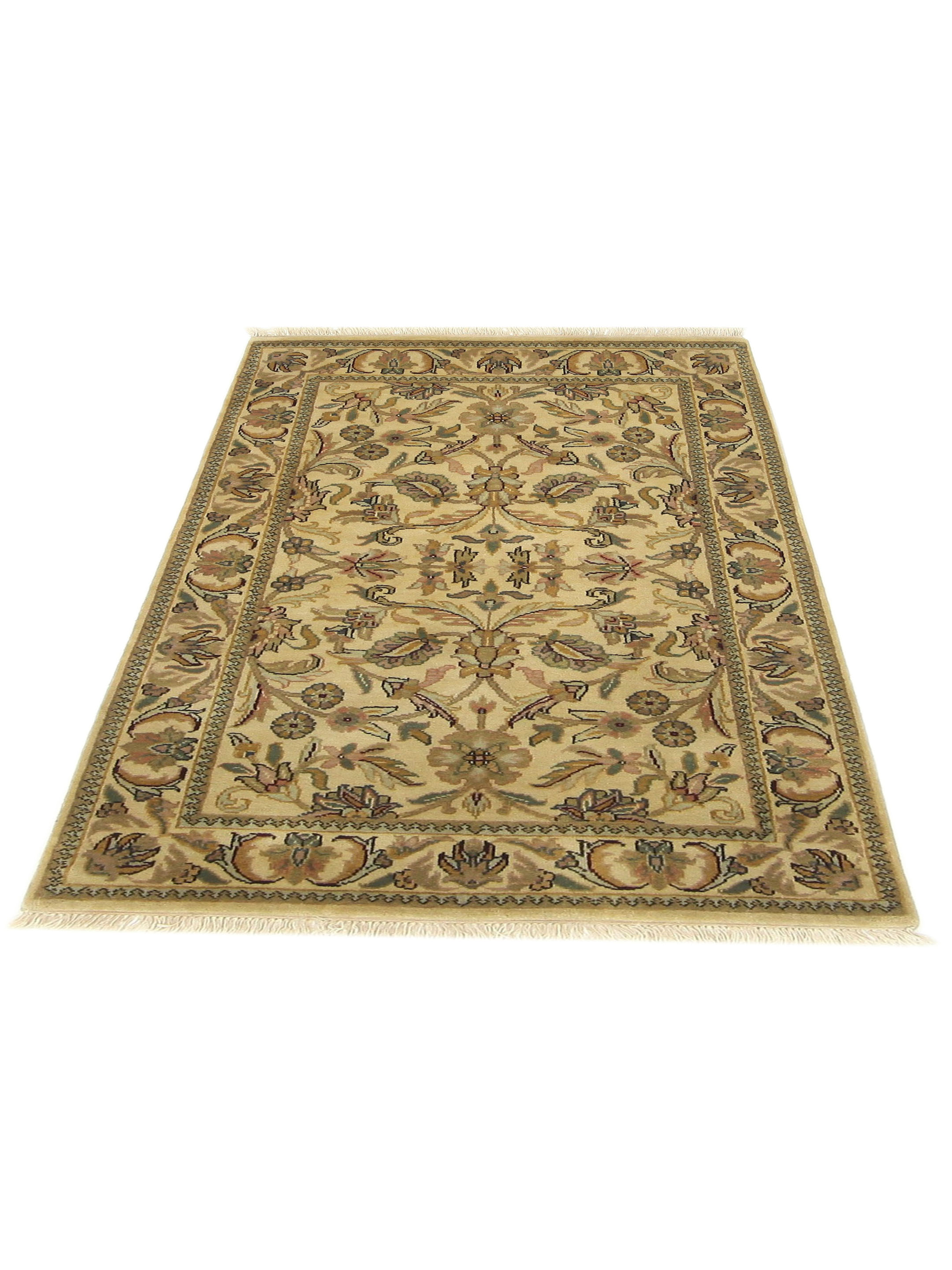 Royal Hand Knotted Ivory 4x6 - Image 2 of 6