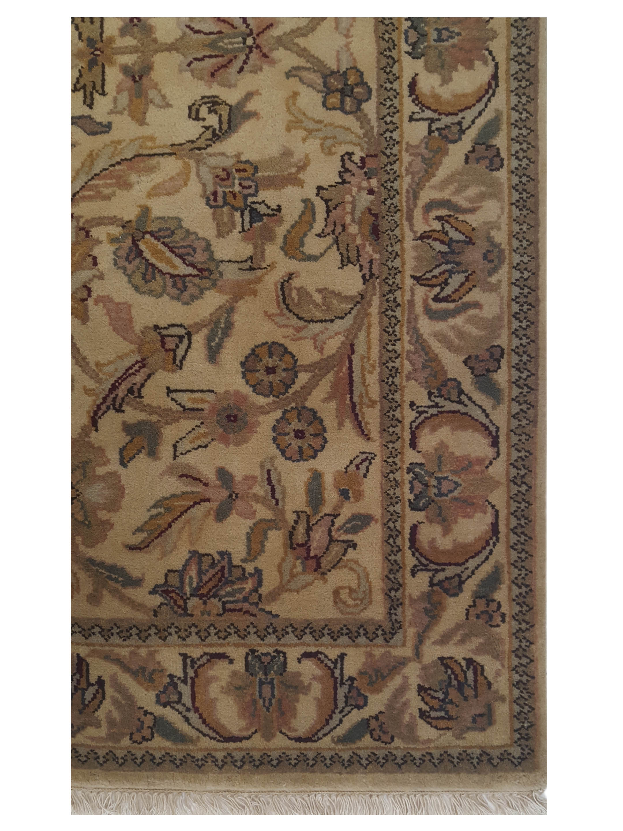 Royal Hand Knotted Ivory 4x6 - Image 3 of 6