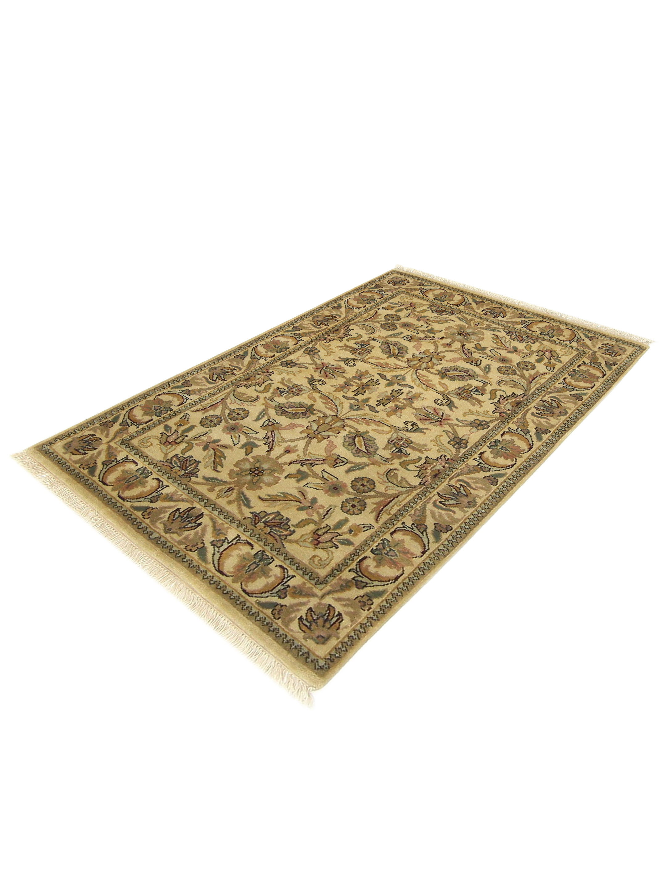 Royal Hand Knotted Ivory 4x6 - Image 5 of 6