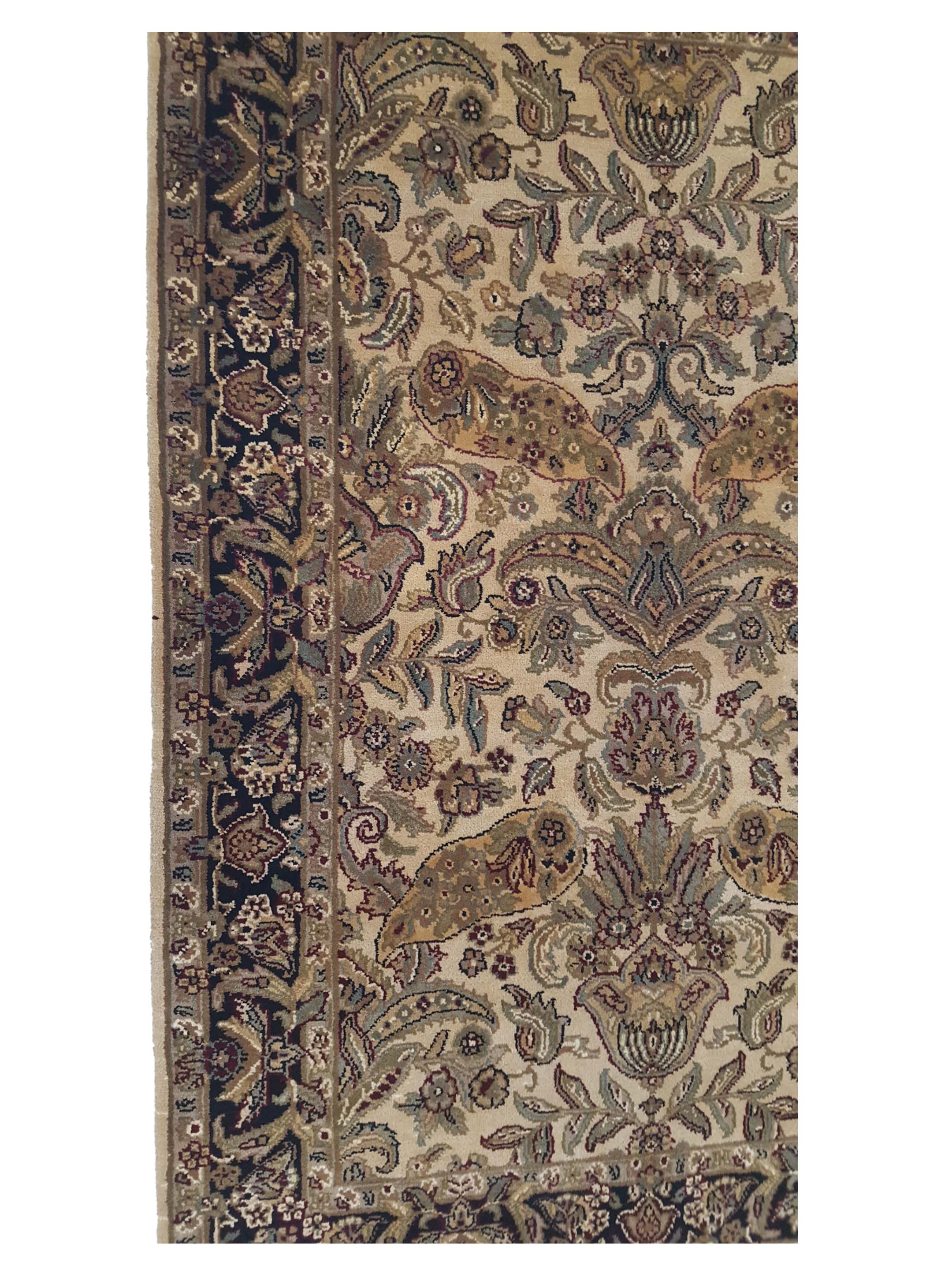 Loom Hand Knotted Ivory 4x6 - Image 5 of 6