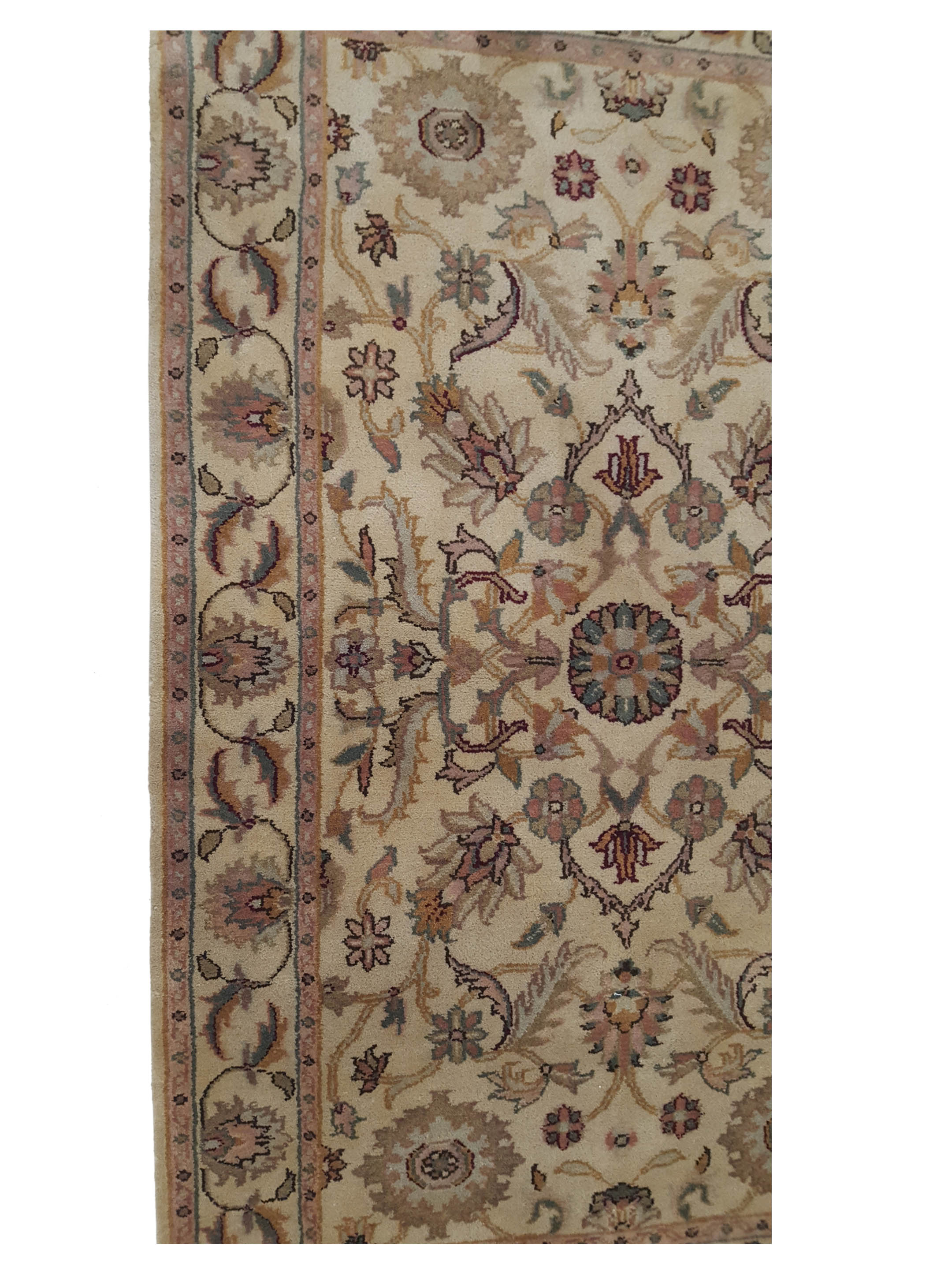 Loom Hand Knotted Ivory 4x6 - Image 5 of 6