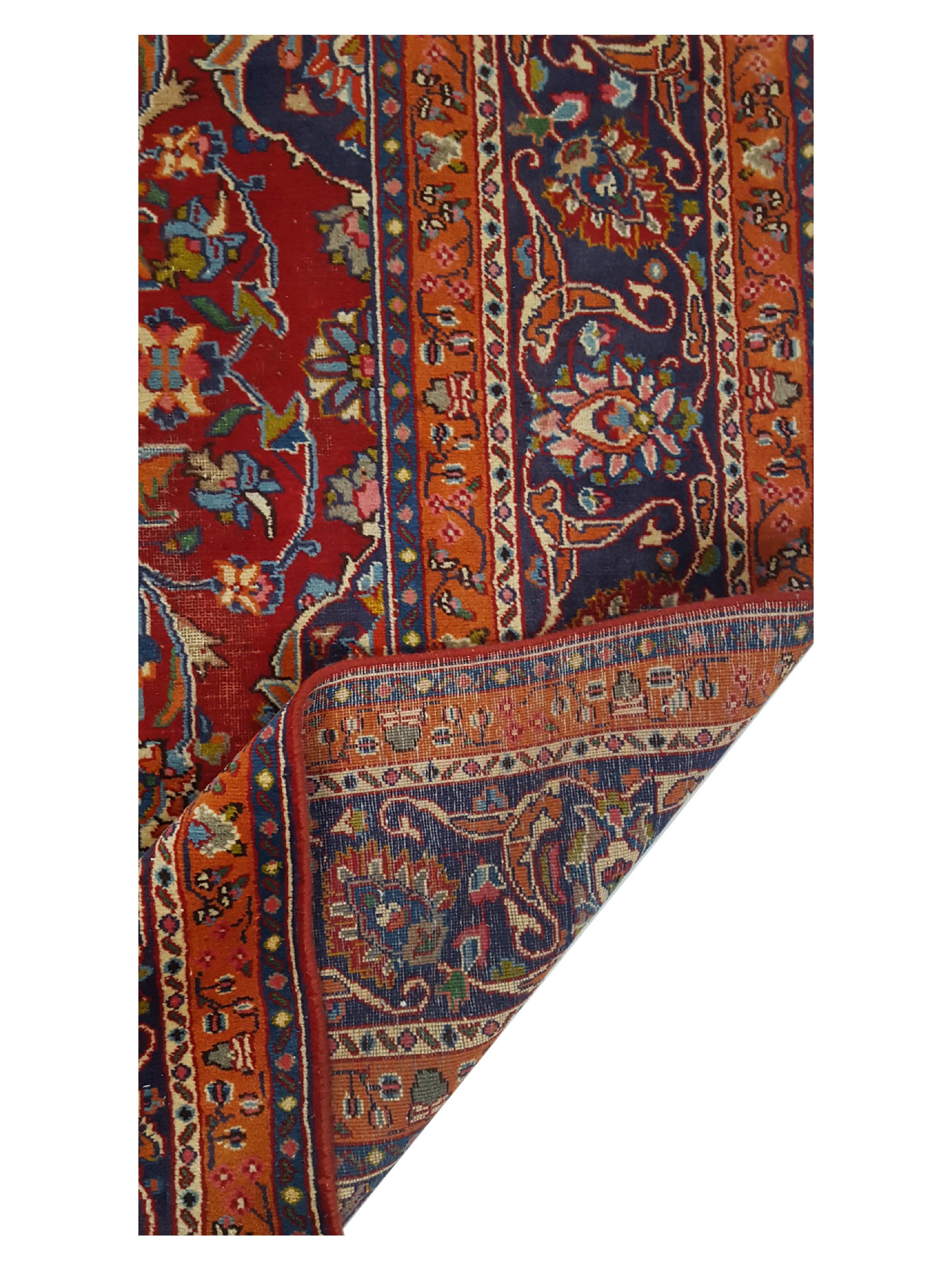 Mashad Semi Antique Red 9x13 - Image 3 of 6