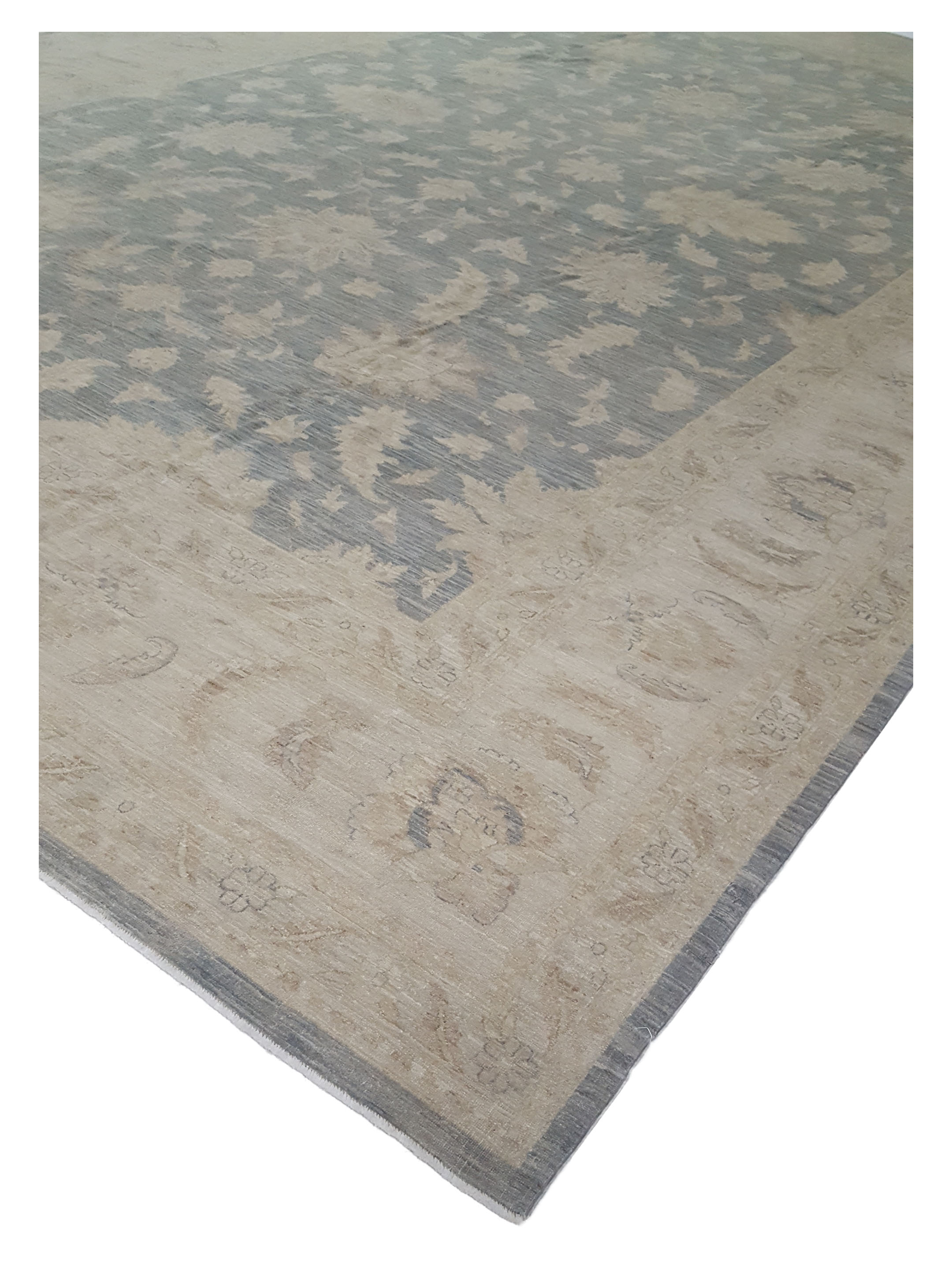 Ziegler Hand Knotted Grey 13x20 - Image 6 of 8