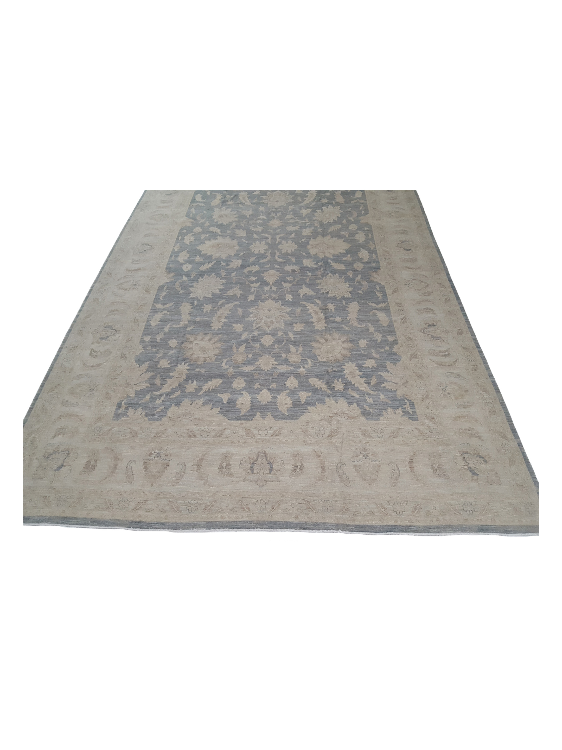 Ziegler Hand Knotted Grey 13x20 - Image 7 of 8