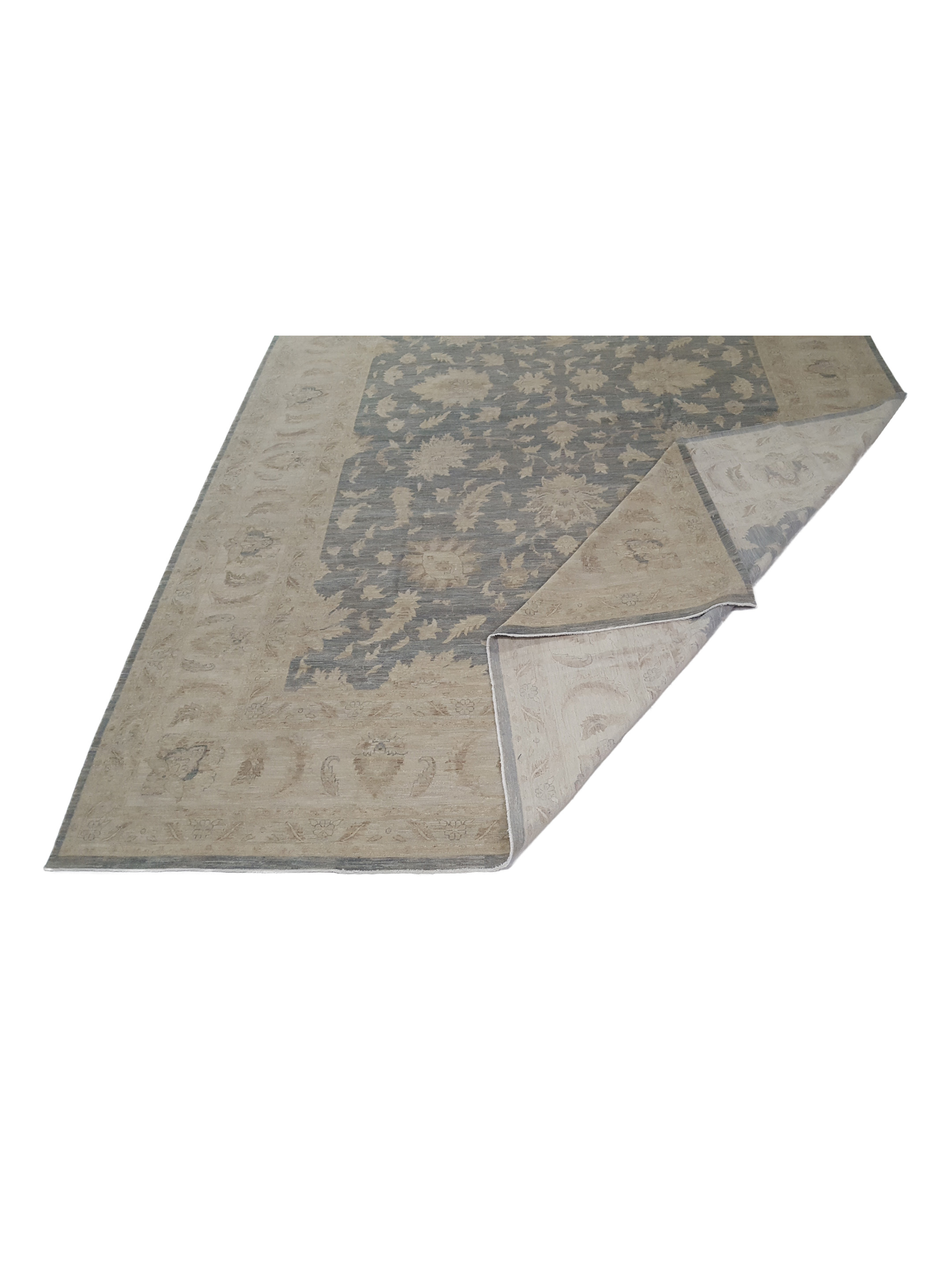 Ziegler Hand Knotted Grey 13x20 - Image 8 of 8