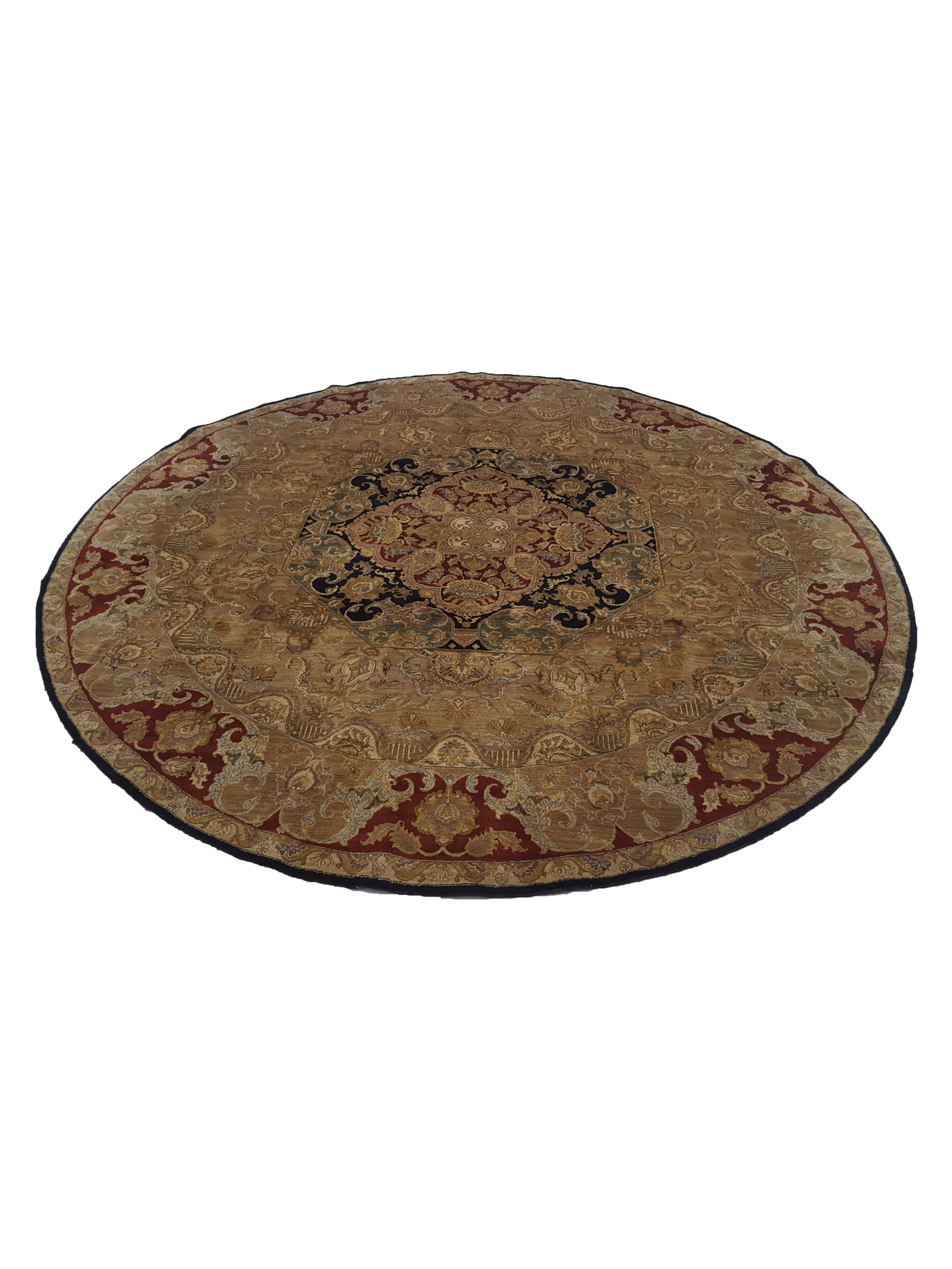 Maharaja Hand Knotted Red 12x12