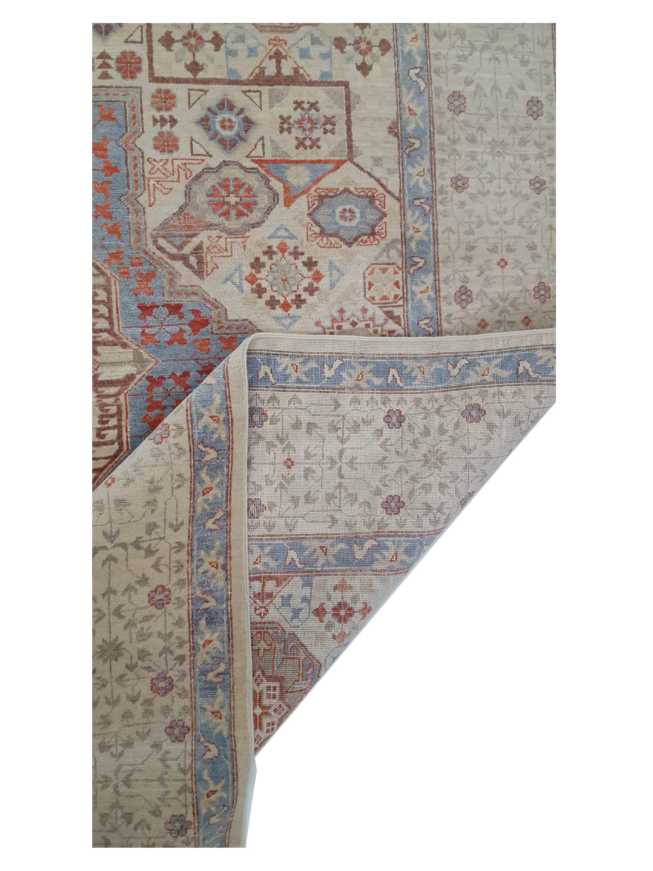 Tabriz-Pk Hand Knotted Ivory 8x10 - Image 3 of 6