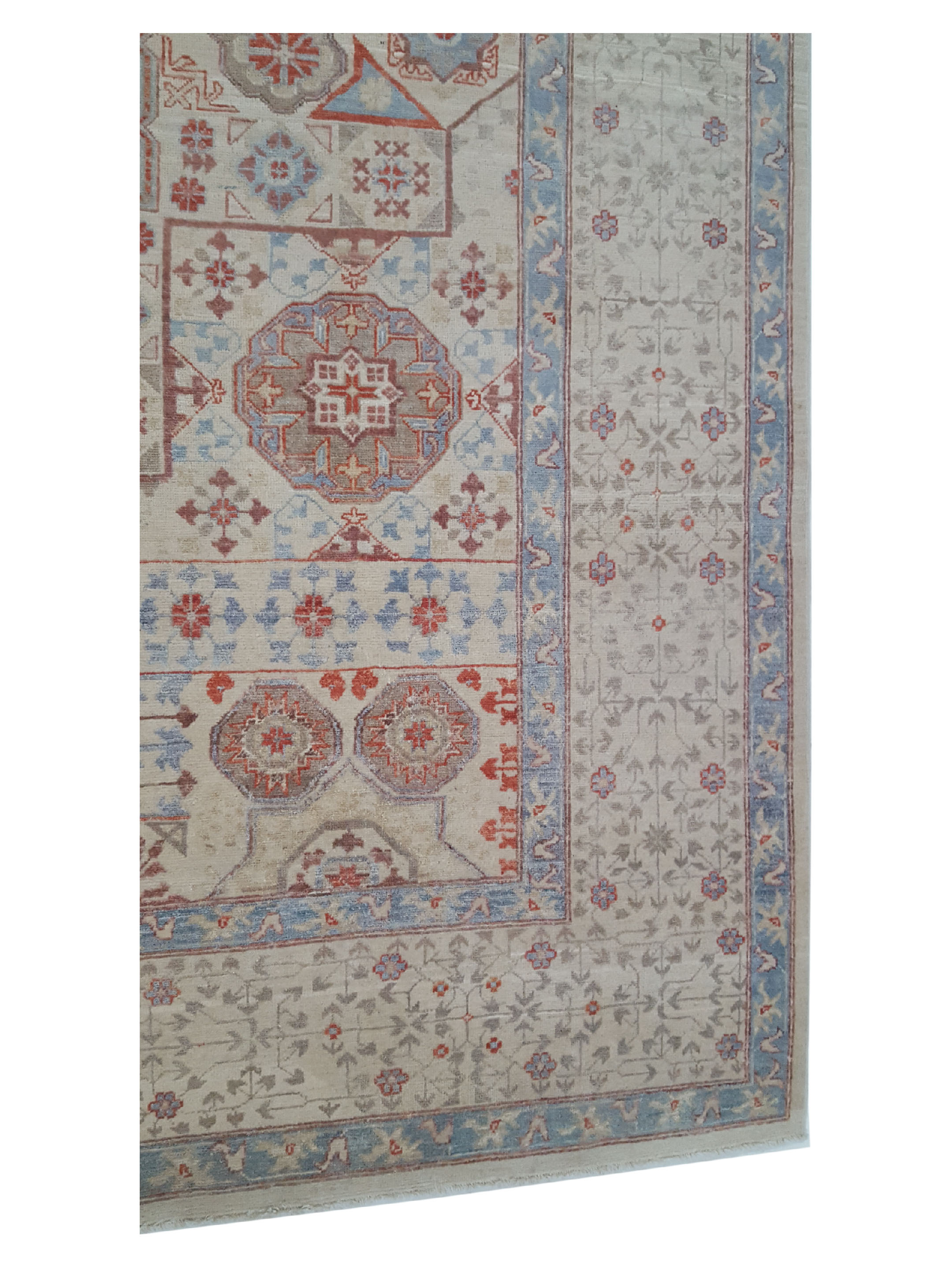 Tabriz-Pk Hand Knotted Ivory 8x10 - Image 4 of 6