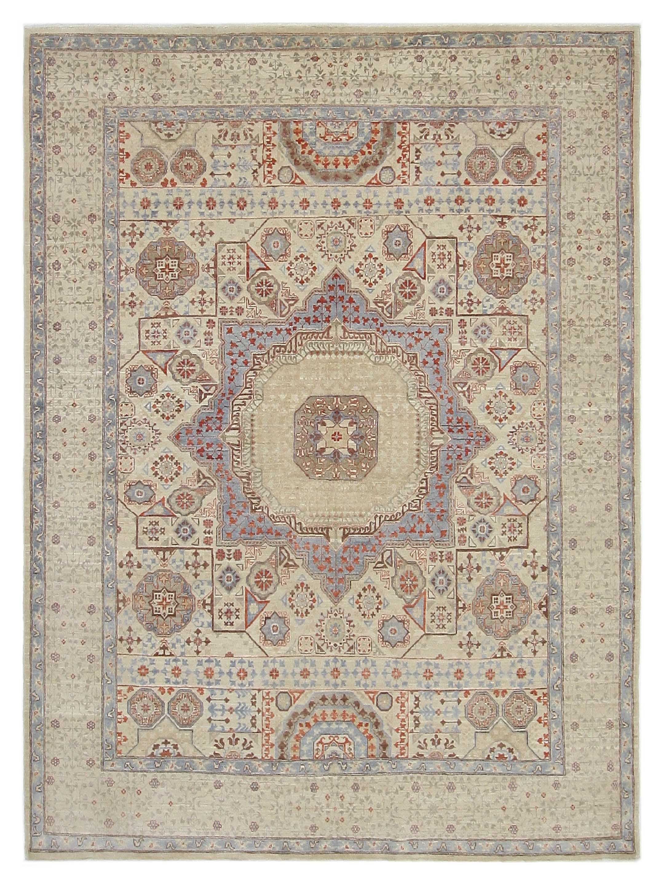 Tabriz-Pk Hand Knotted Ivory 8x10
