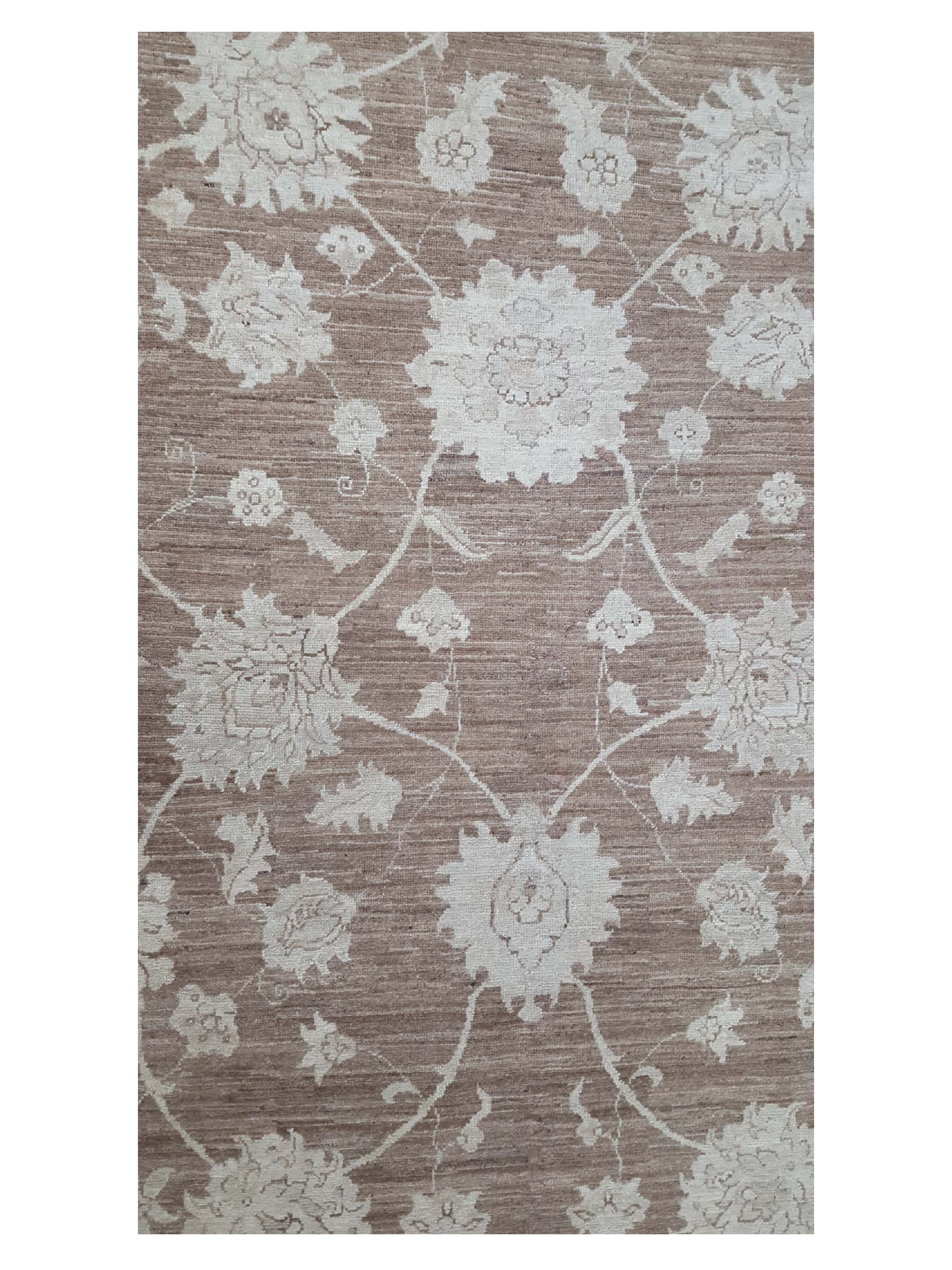 Tabriz-Pk Hand Knotted Lt.Brown 9x12 - Image 4 of 5