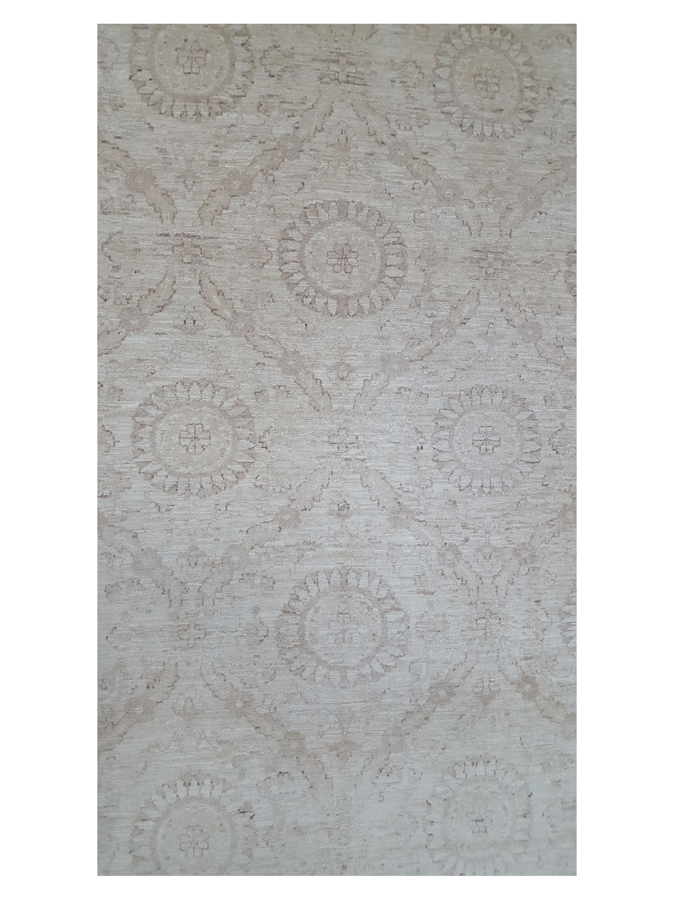 Tabriz-Pk Hand Knotted Beige 8x11 - Image 5 of 6