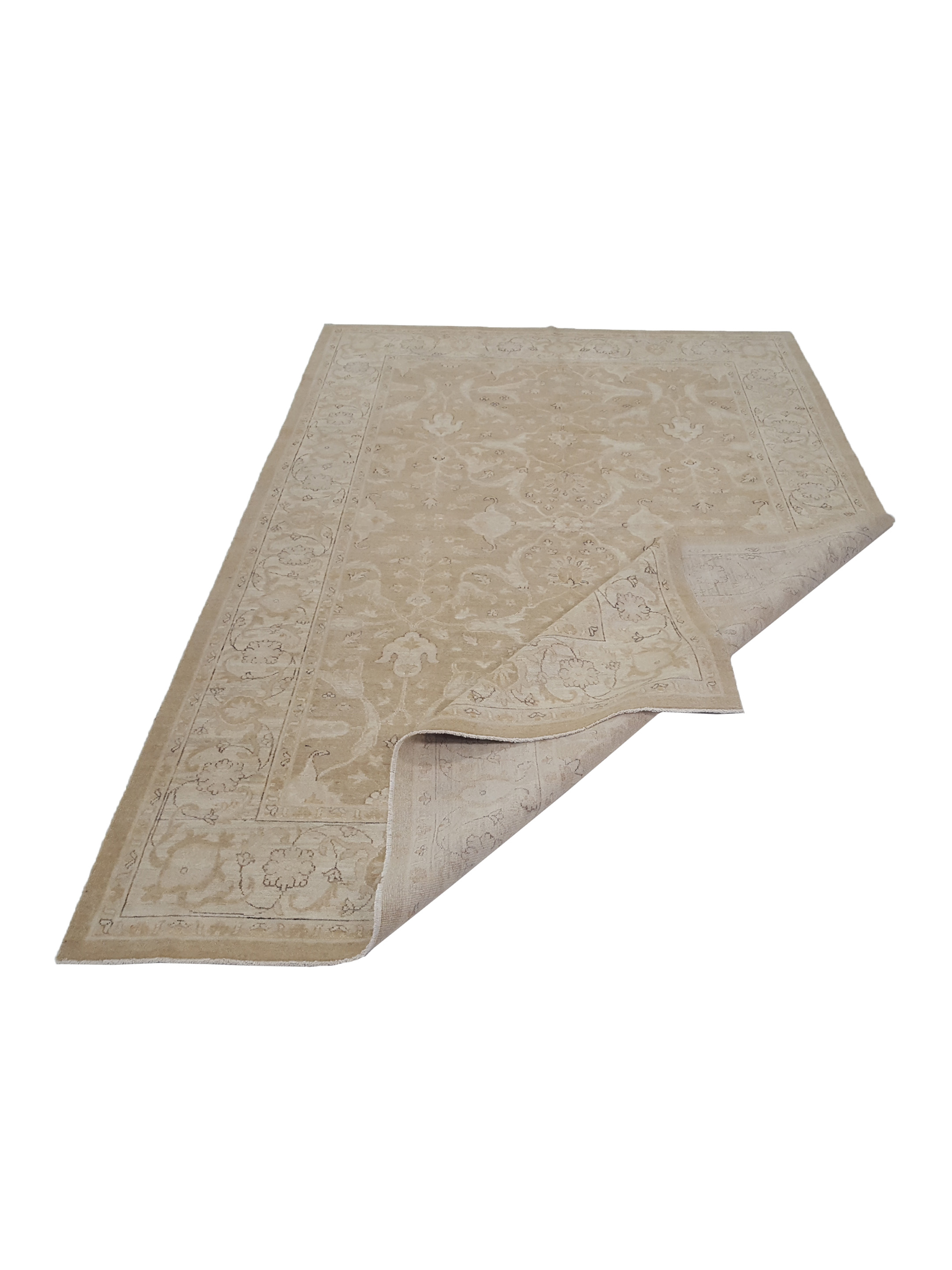 Farahan Hand Knotted Beige 6x9 - Image 3 of 6