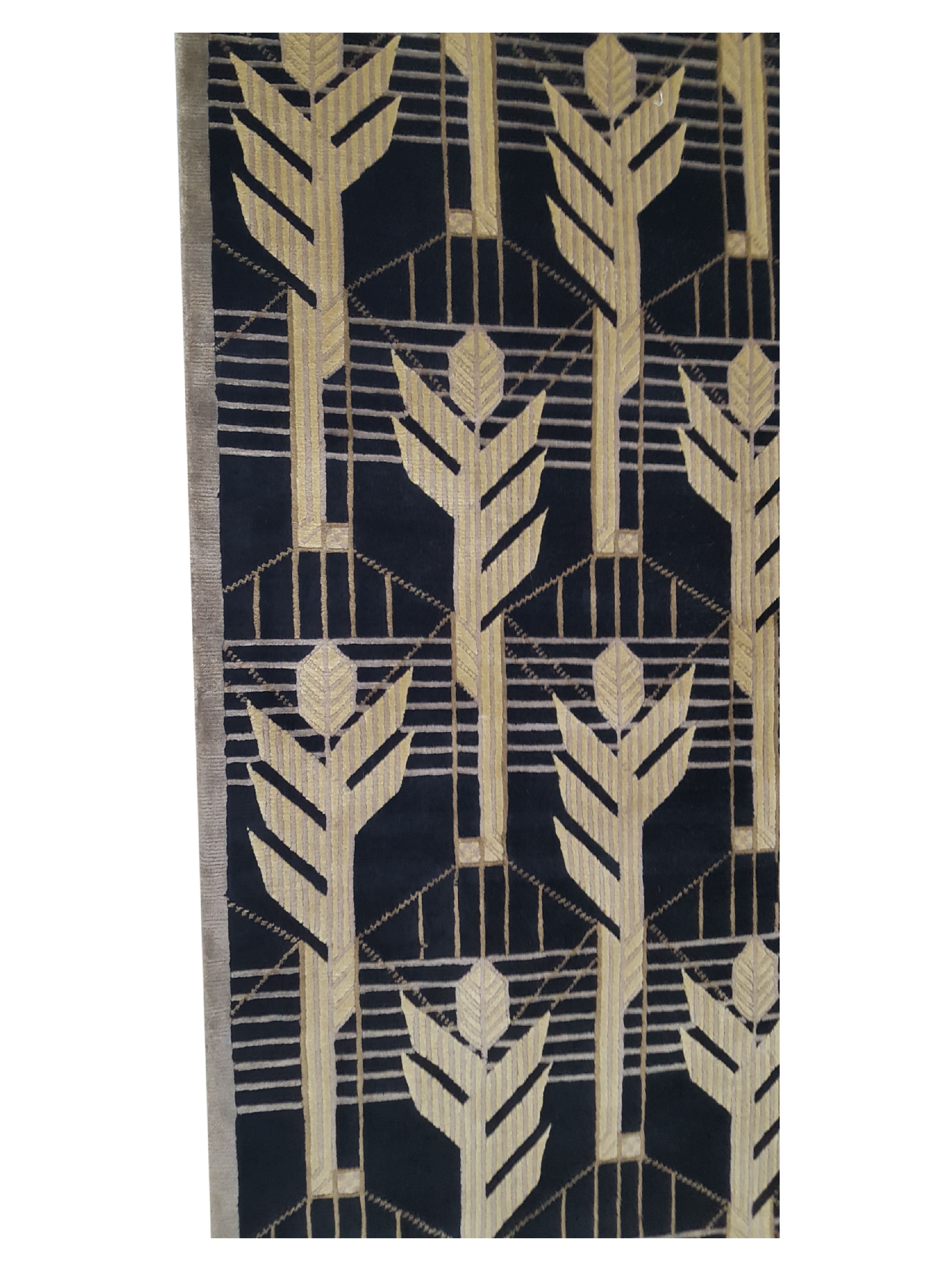 Nepal Baksh Hand Knotted Black 6x9 - Image 5 of 6